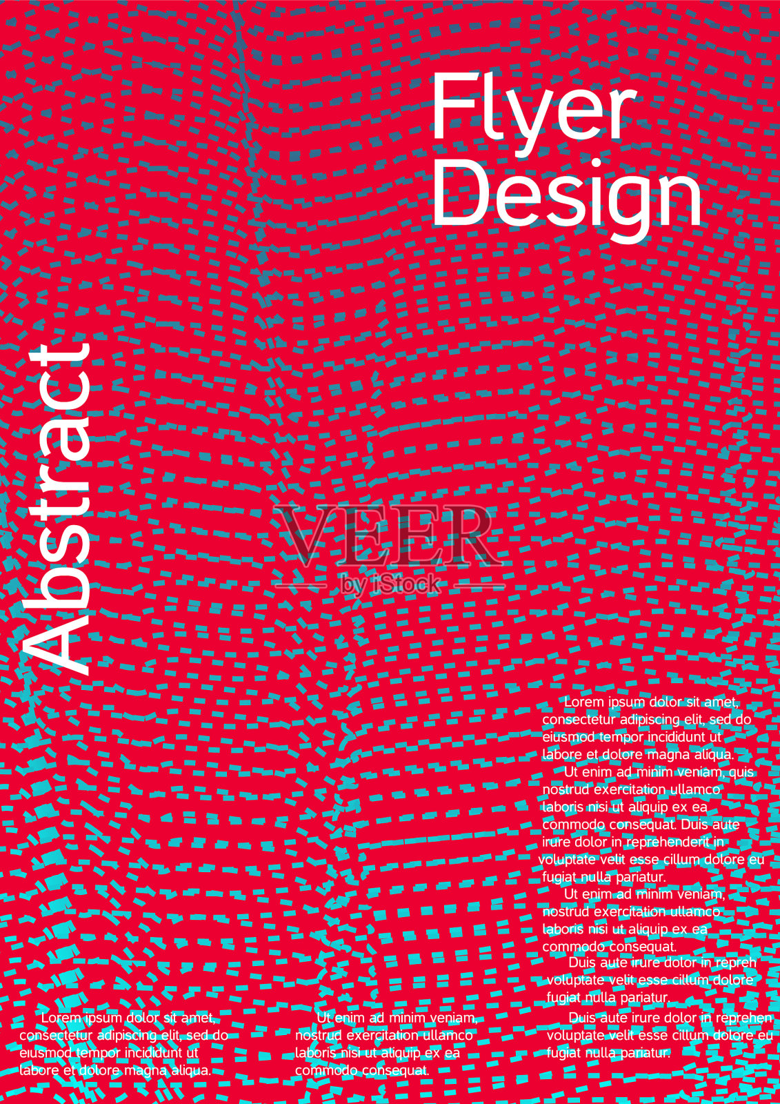 封面设计采用抽象线条插画图片素材