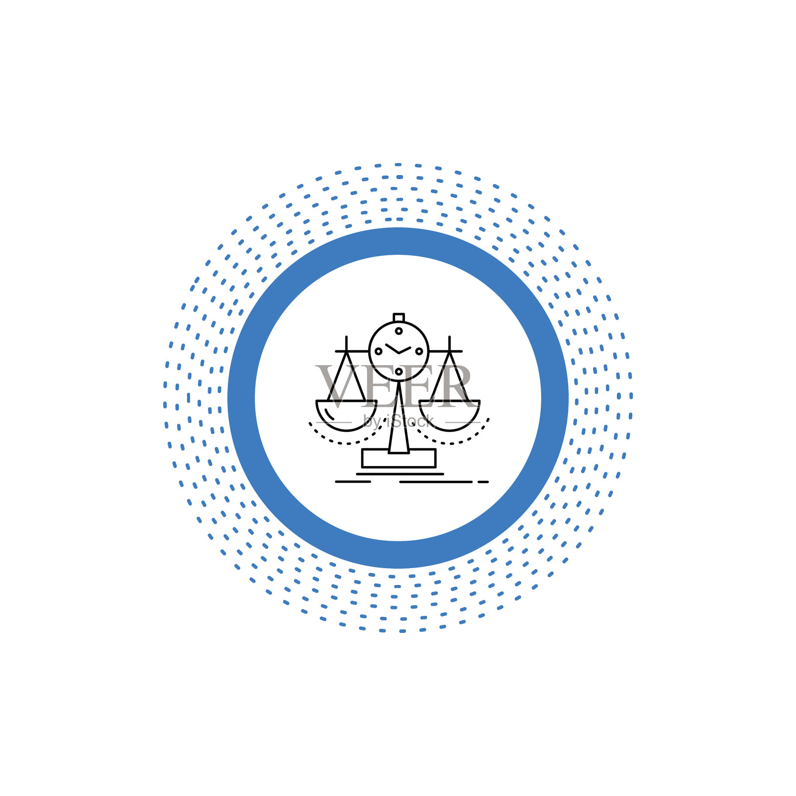 平衡管理衡量计分卡策略插画图片素材