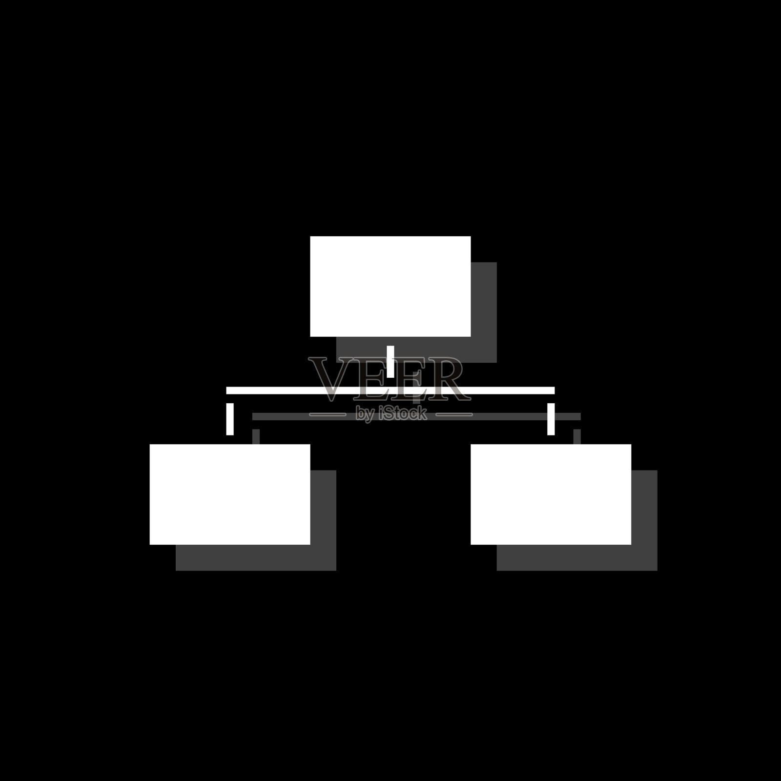 流程图图标平插画图片素材