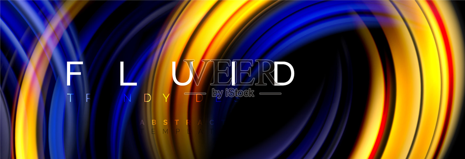 背景摘要设计流动混合液体插画图片素材