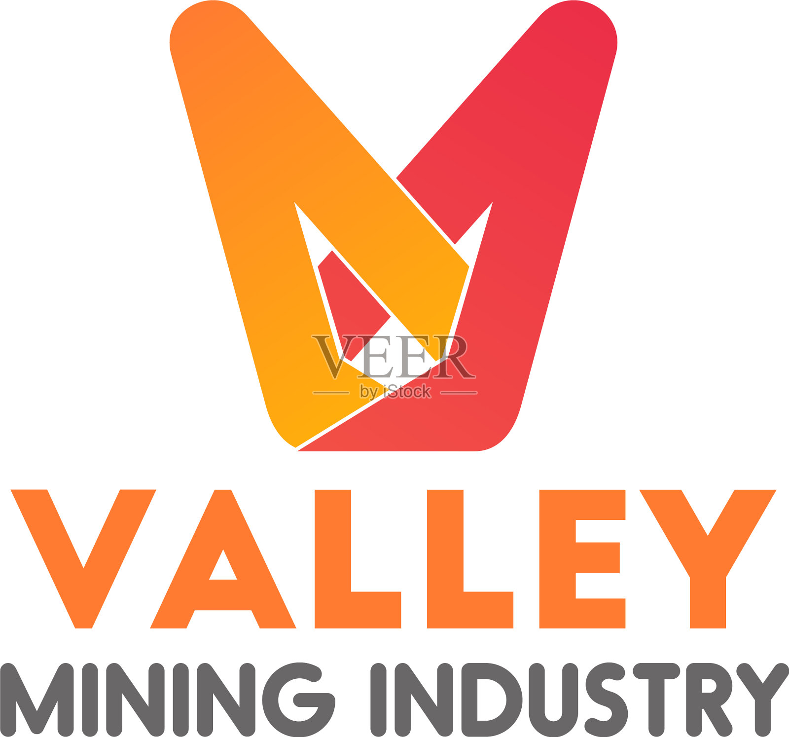 矿业业务签约插画图片素材