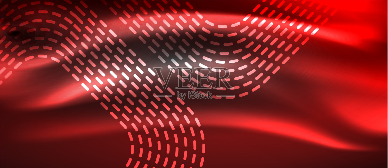 发光发光的霓虹灯方块抽象的背景插画图片素材