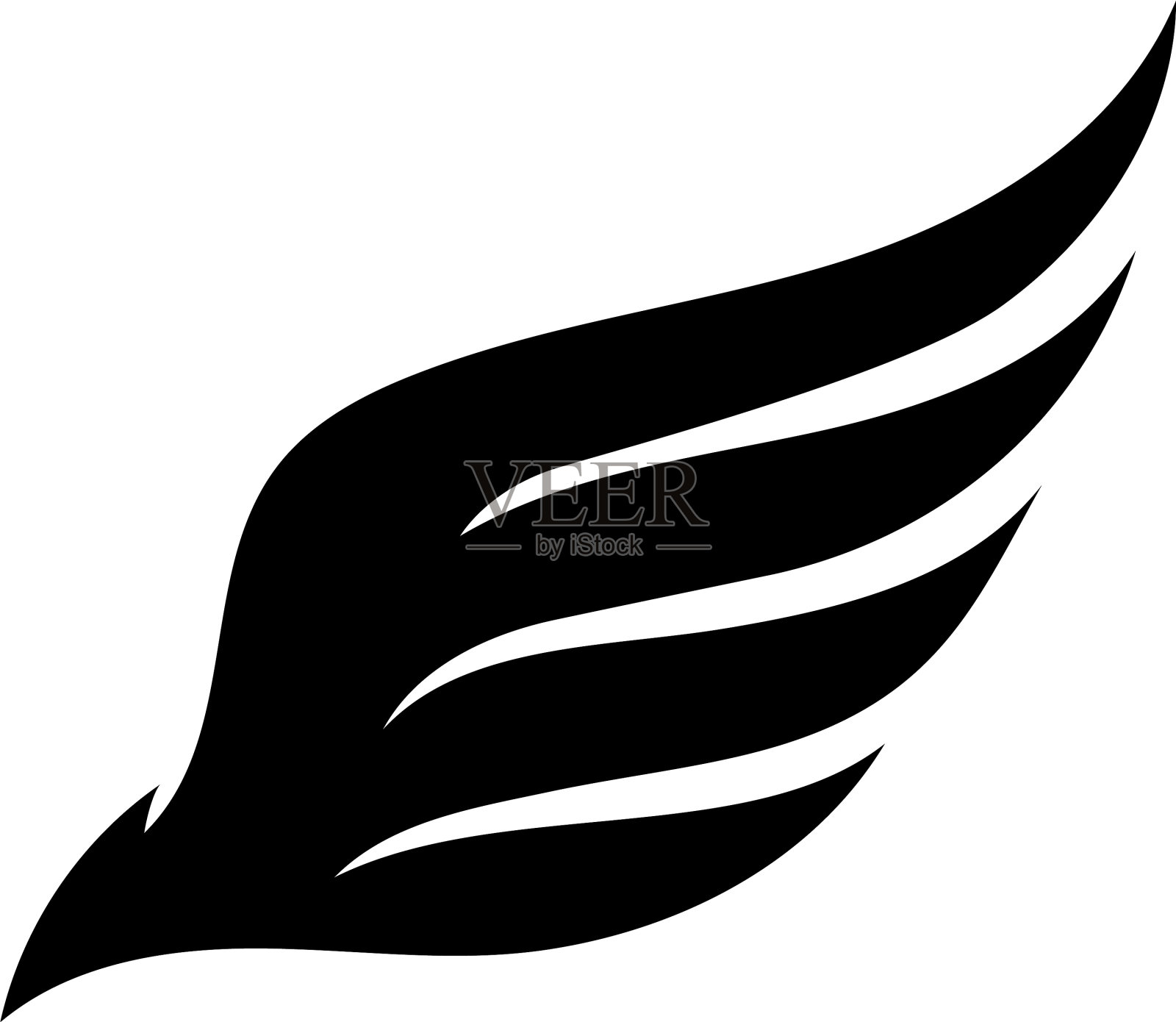 翼标志及商业标志模板设计元素图片