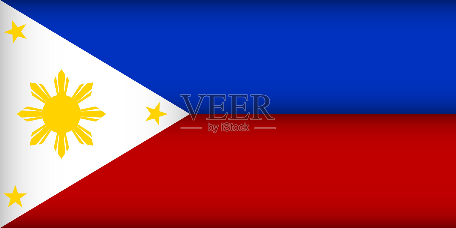 菲律宾国旗插画图片素材