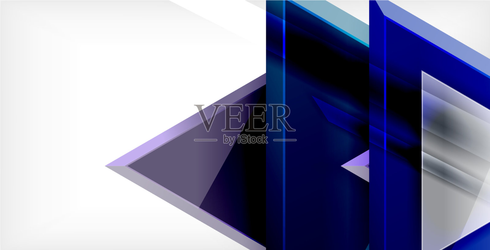 有光泽的三角形背景插画图片素材