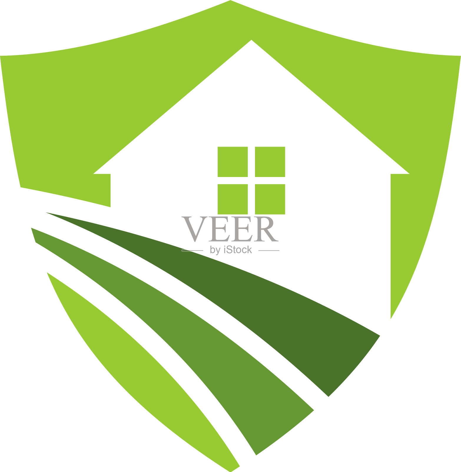 安全家居标志模板设计元素图片