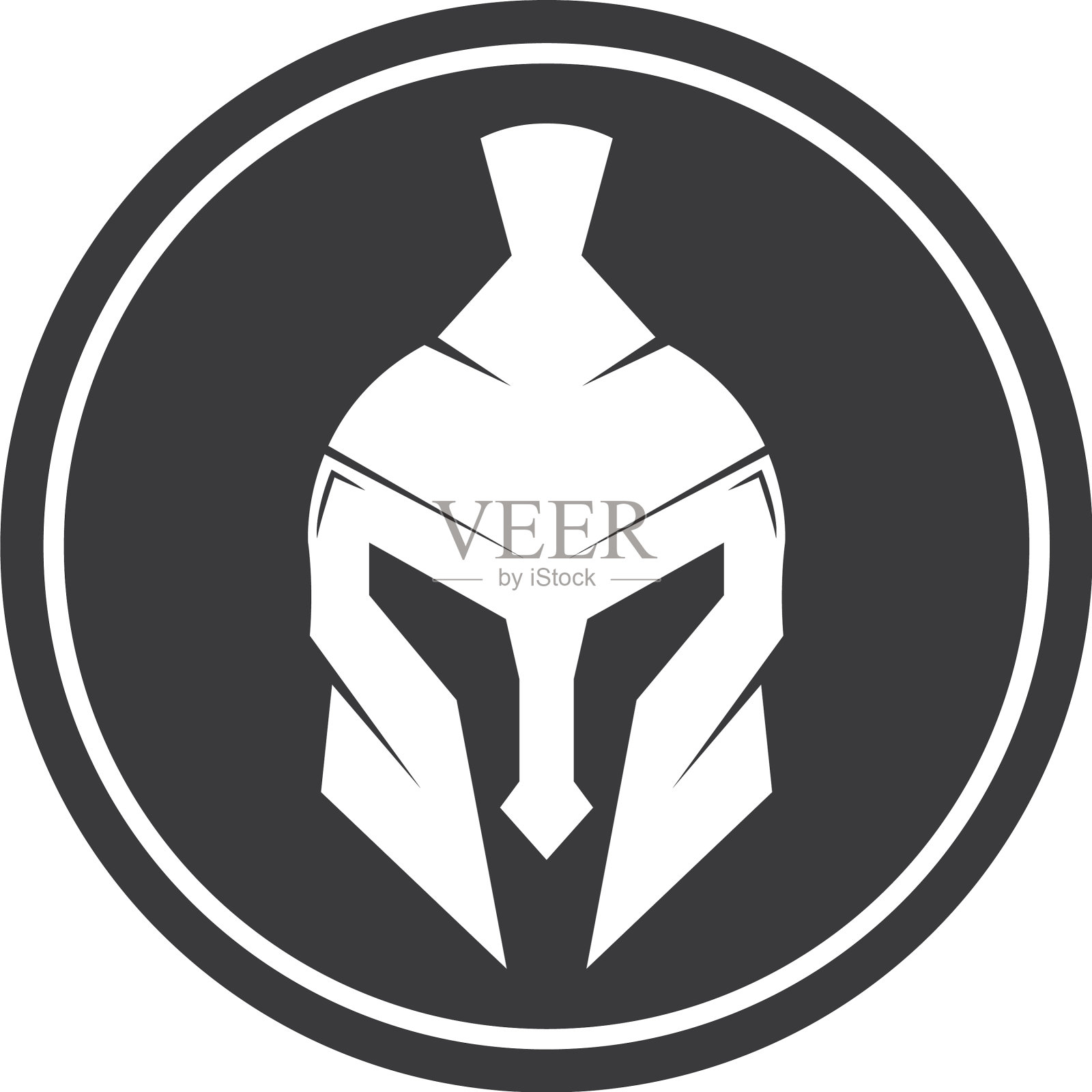 斯巴达头盔标志图标设计设计元素图片