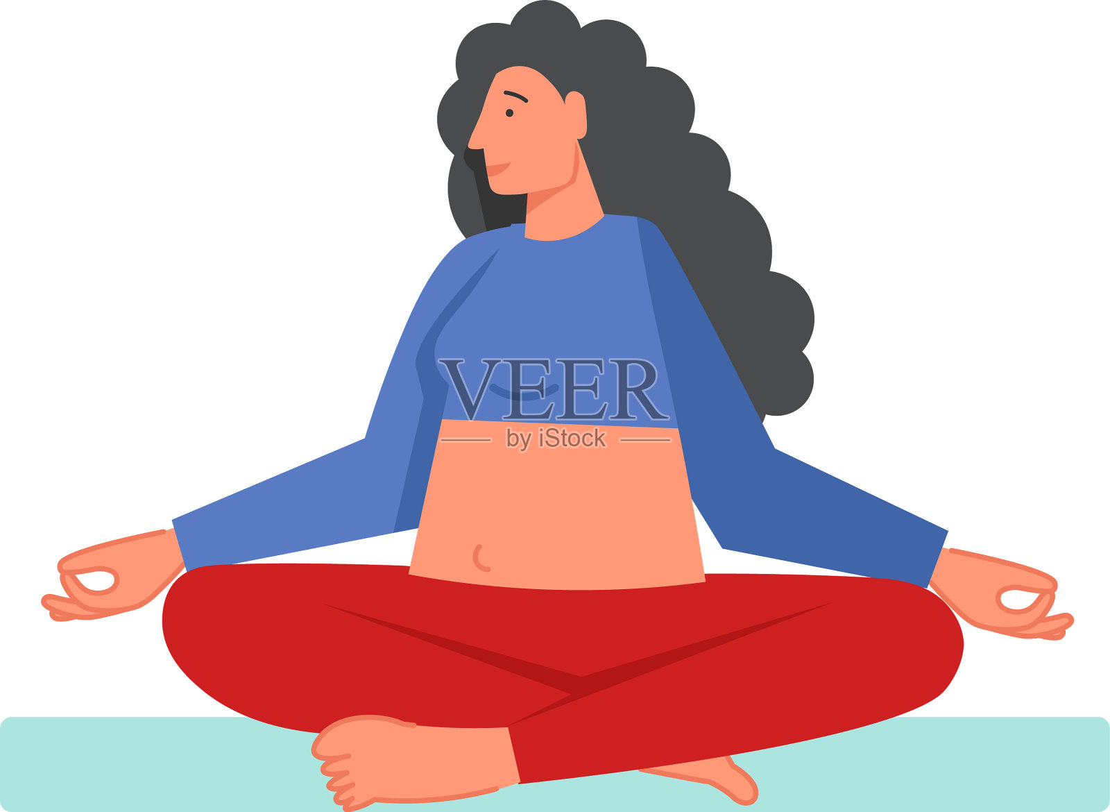 苏哈萨纳瑜伽体式设计设计元素图片