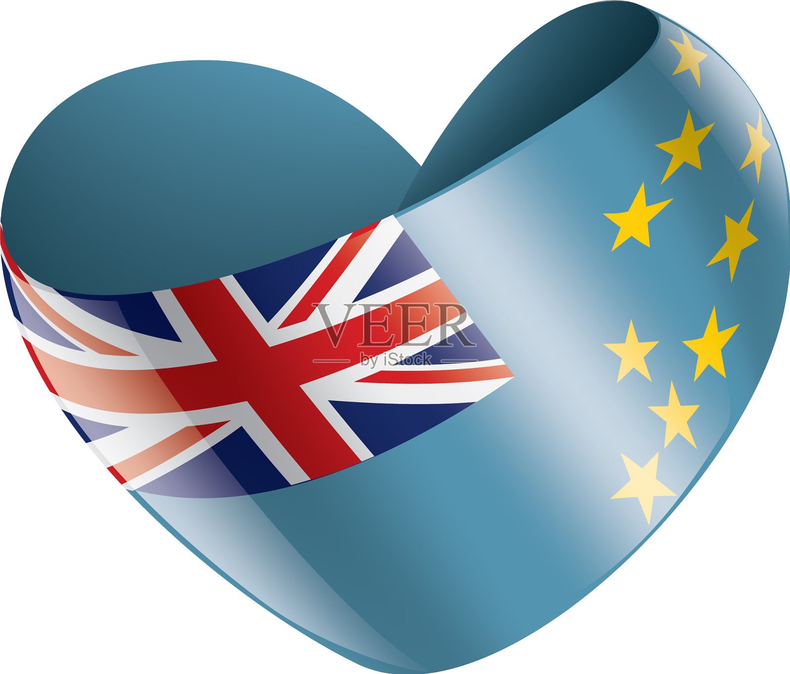 图瓦卢国旗上的白色设计元素图片