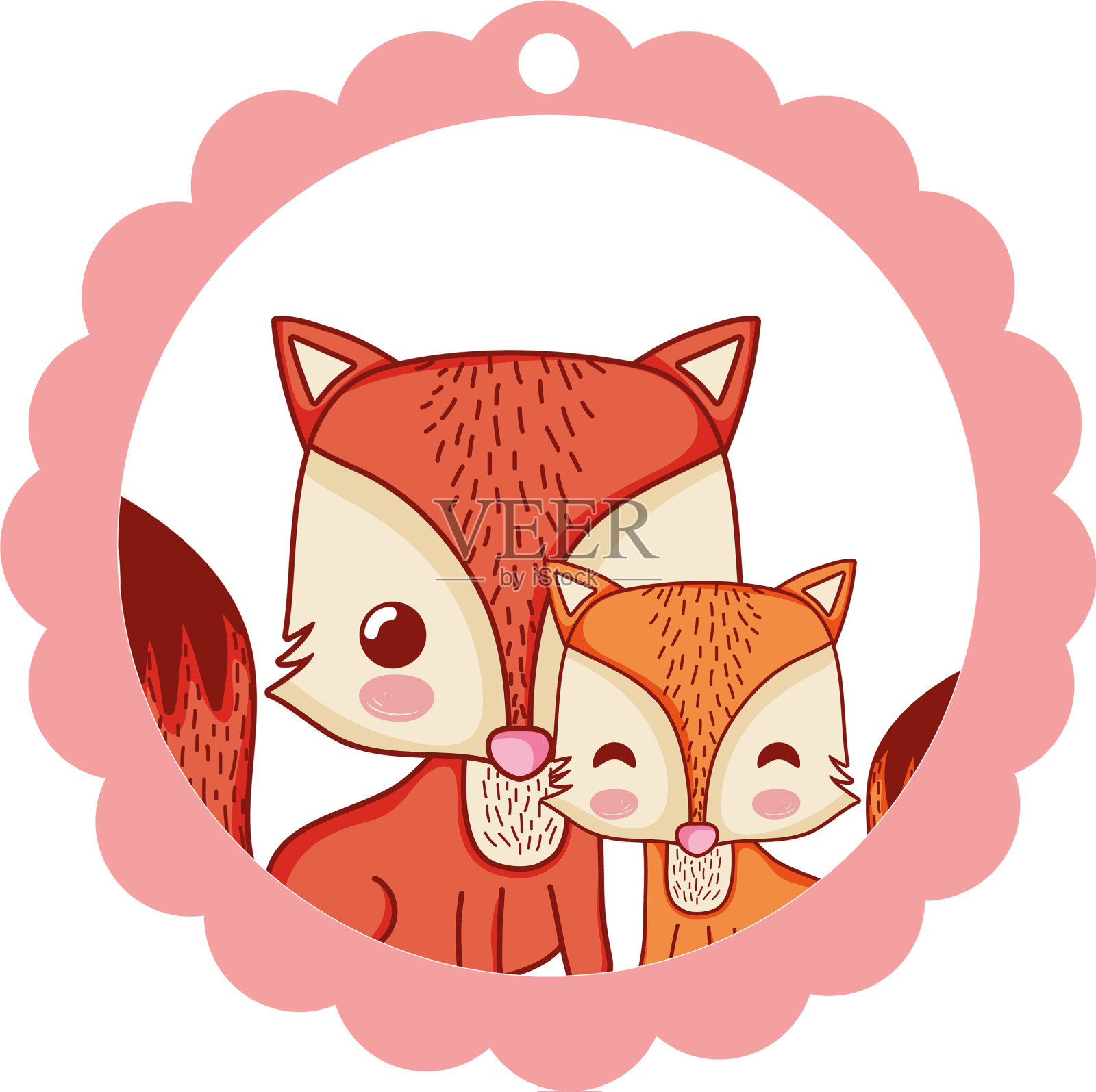 可爱的卡通动物设计元素图片