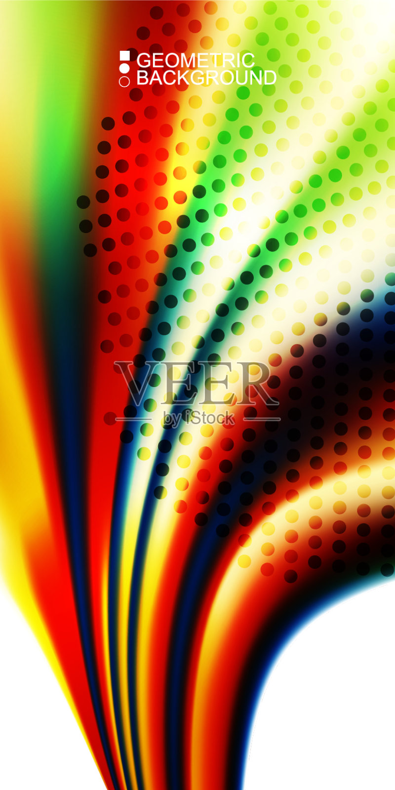 几何色彩抽象背景插画图片素材