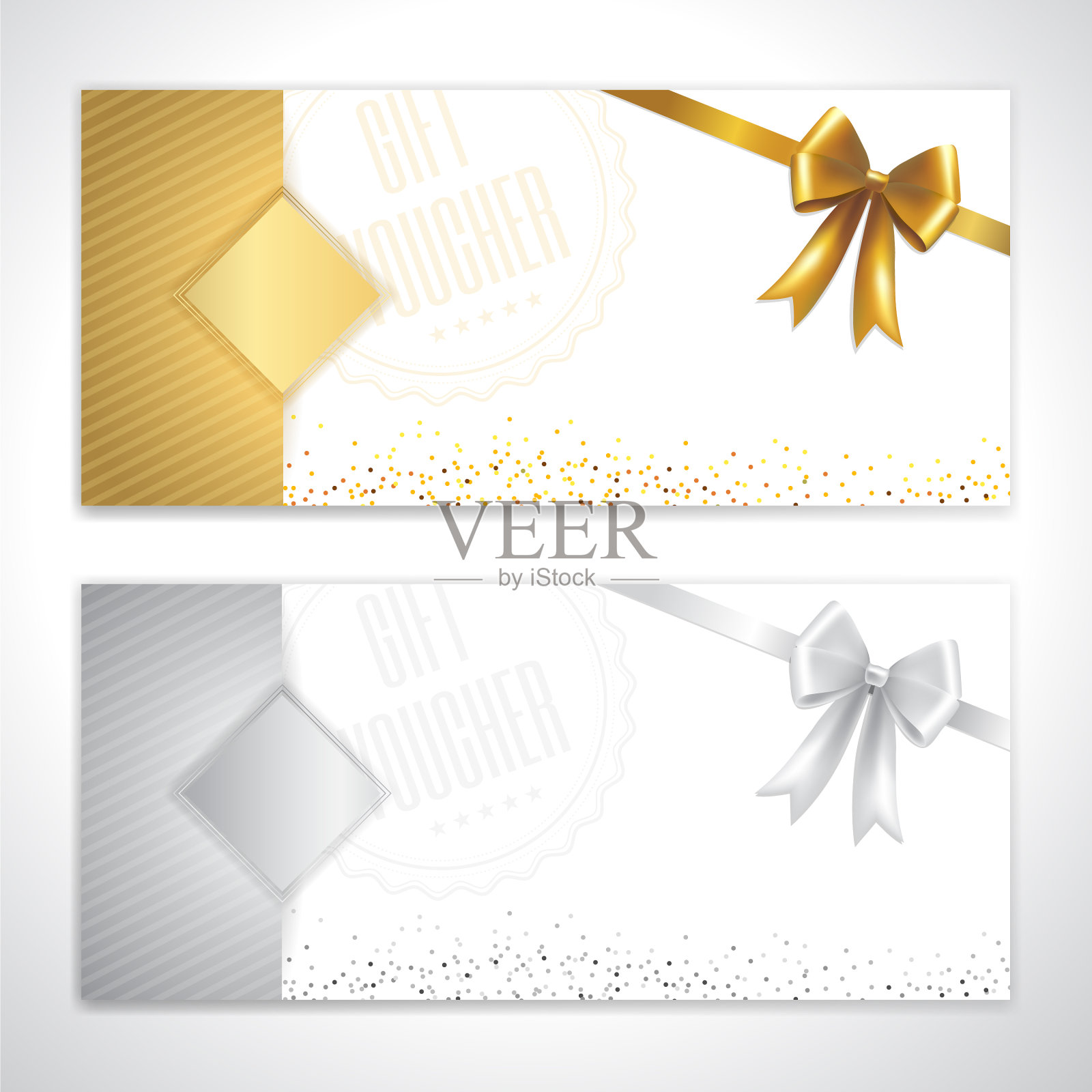 礼品券、礼券、礼品卡或现金券插画图片素材