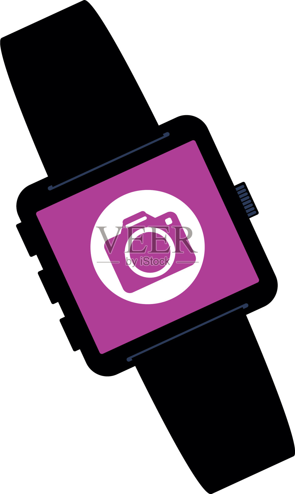 智能手表技术与相机应用程序设计元素图片