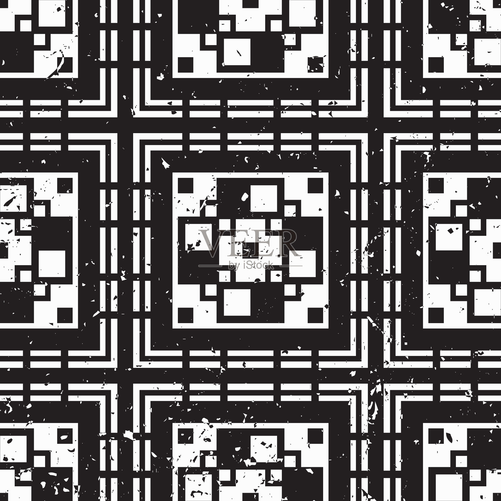 装饰艺术无缝图案插画图片素材