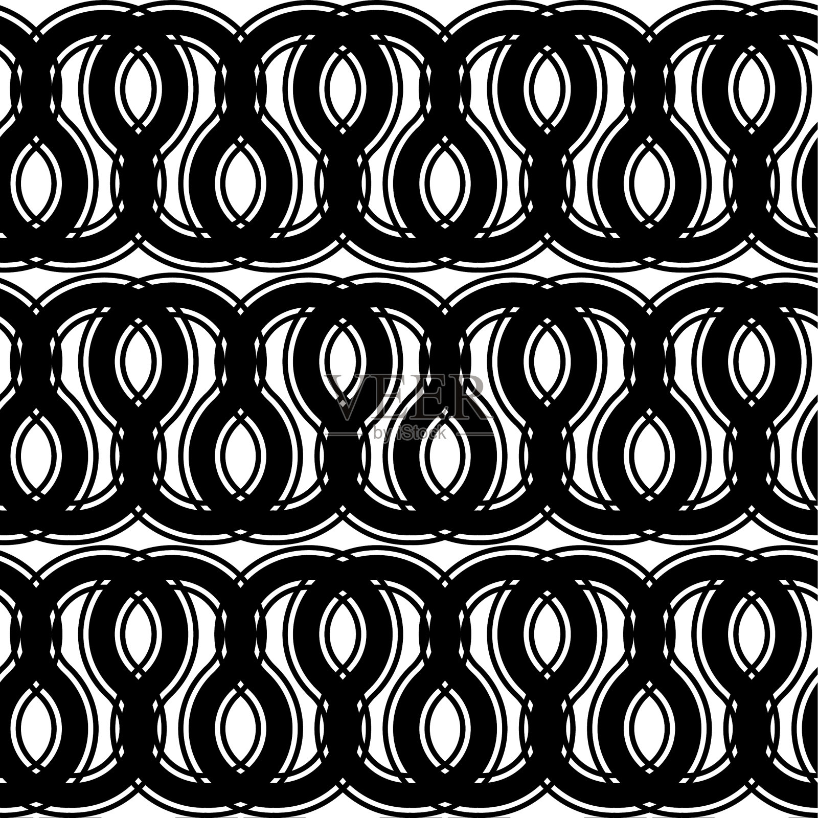 设计无缝单色之字形图案插画图片素材