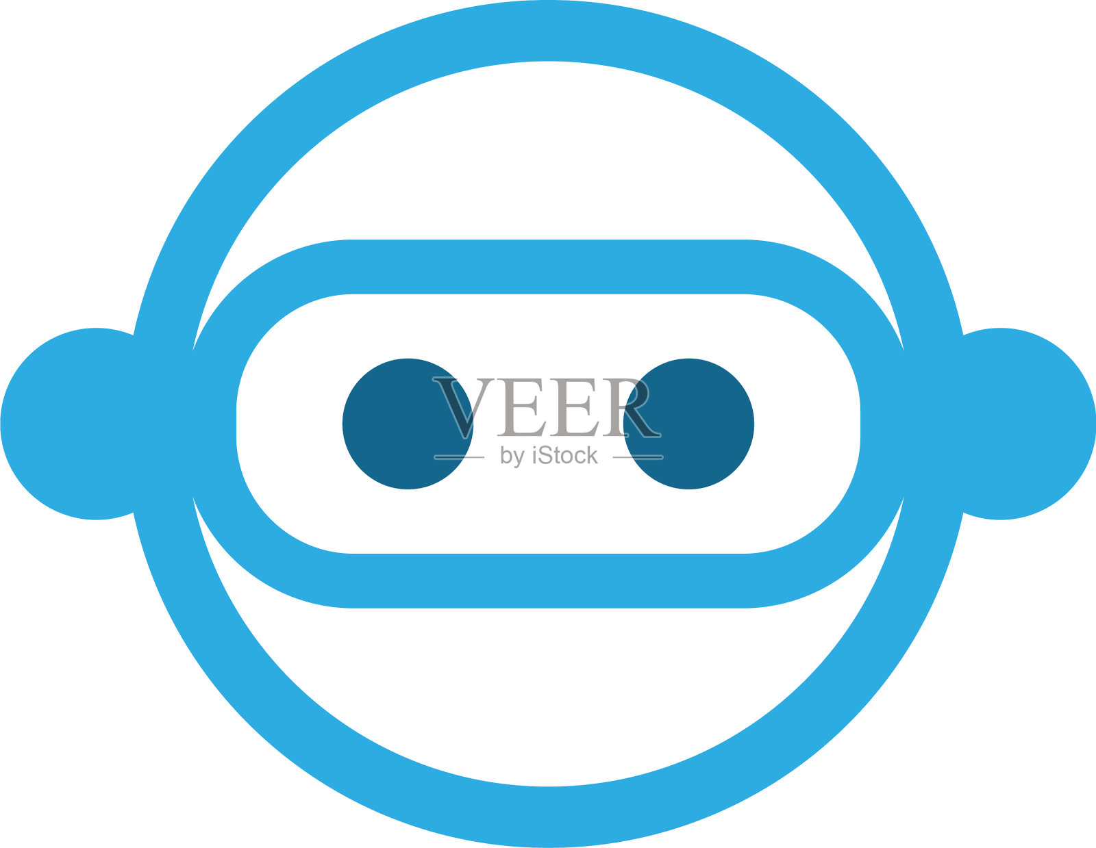 机器人标志模板图标设计元素图片