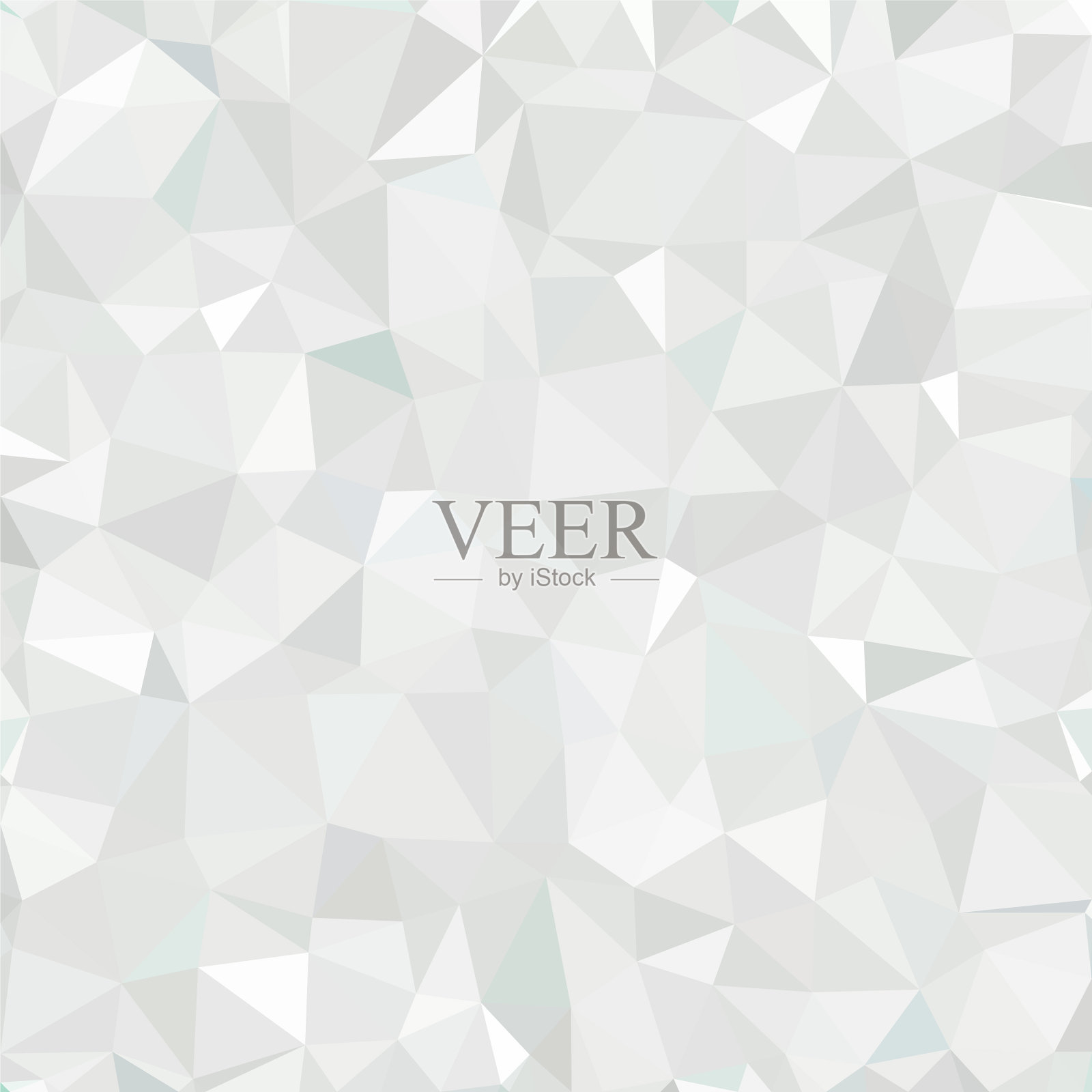 灰色三角形低聚马赛克抽象图案插画图片素材