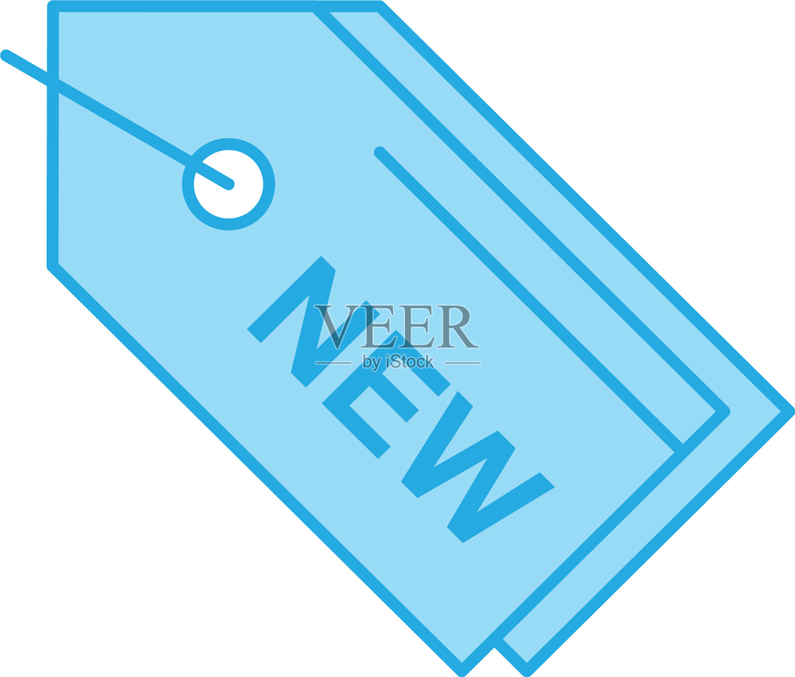 完美的蓝色色调图标或象形图上的白色设计元素图片