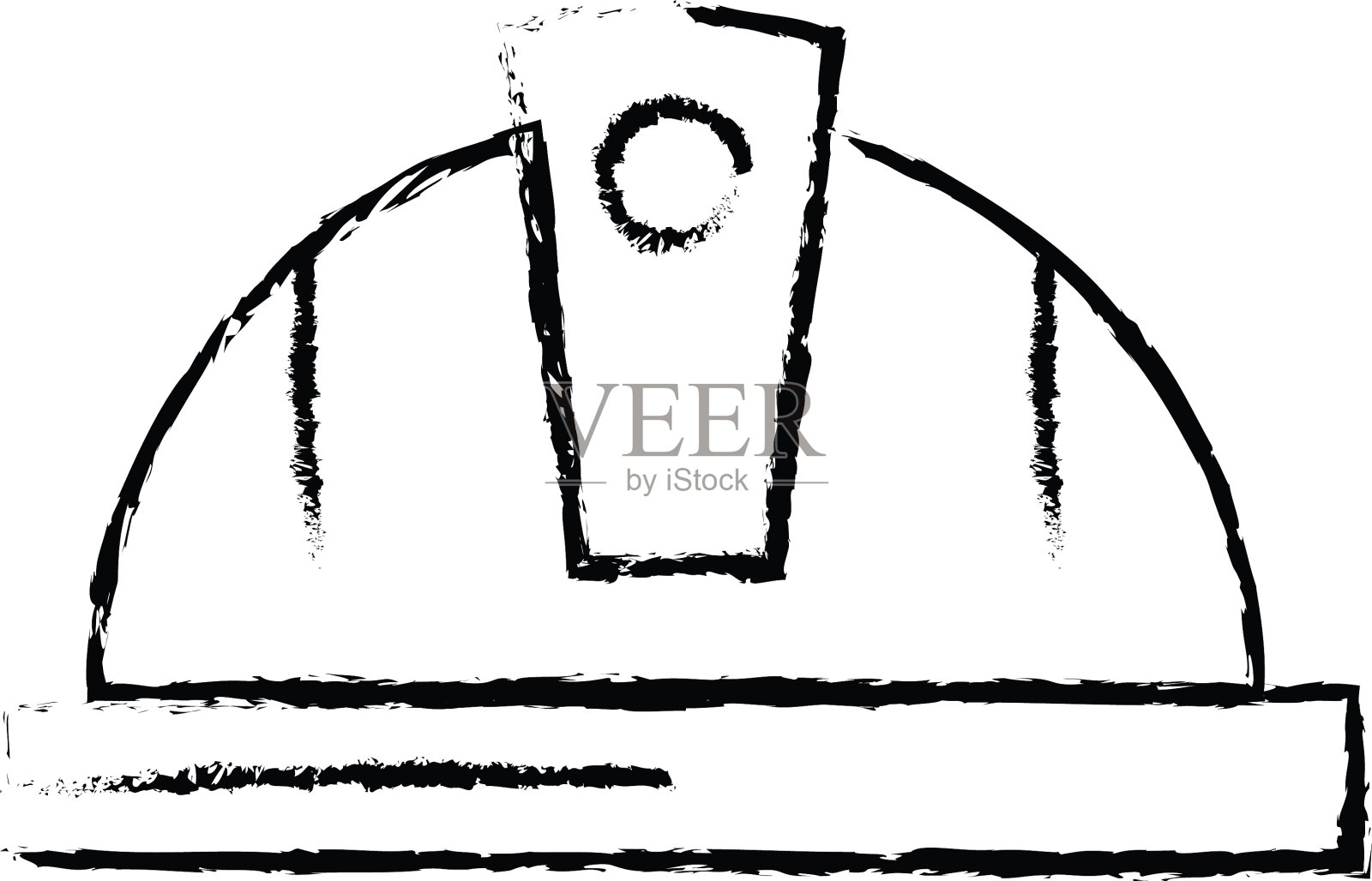 粗线完美的图标或pigtogram设计元素图片