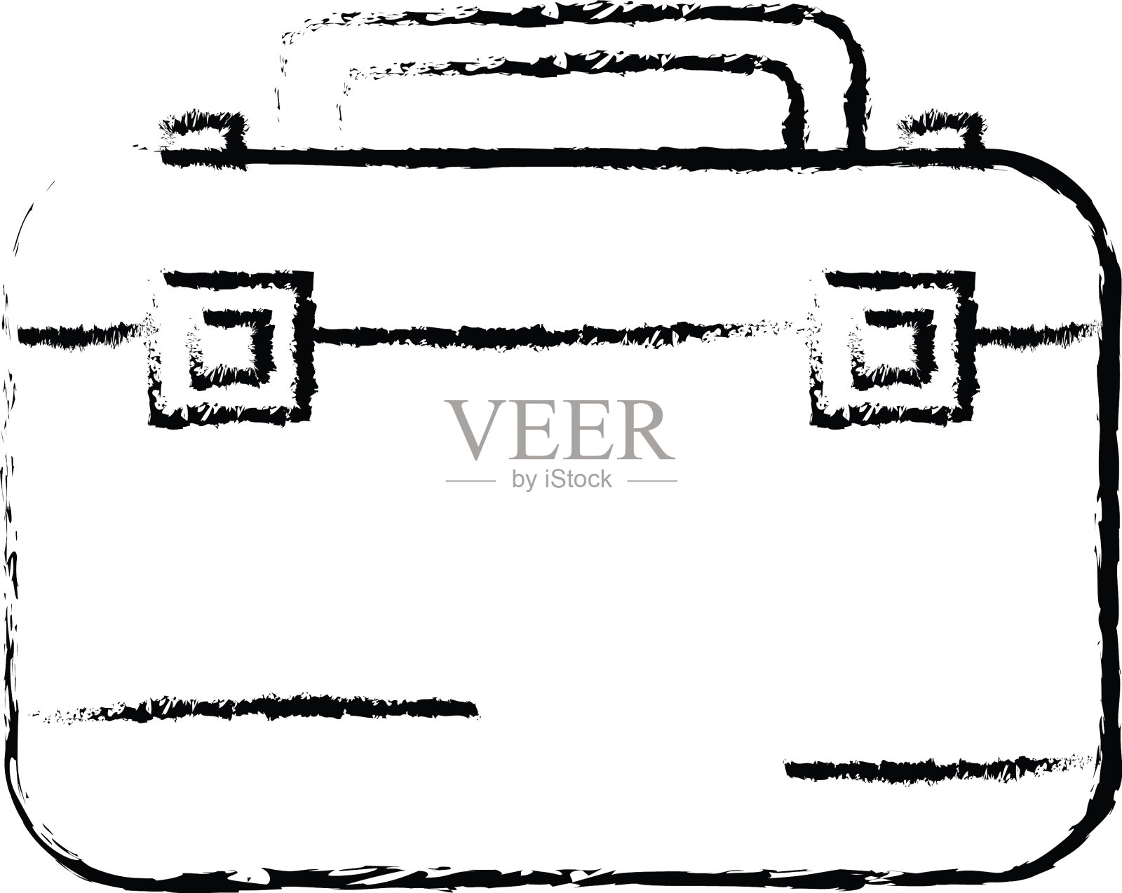 粗线完美的图标或pigtogram设计元素图片