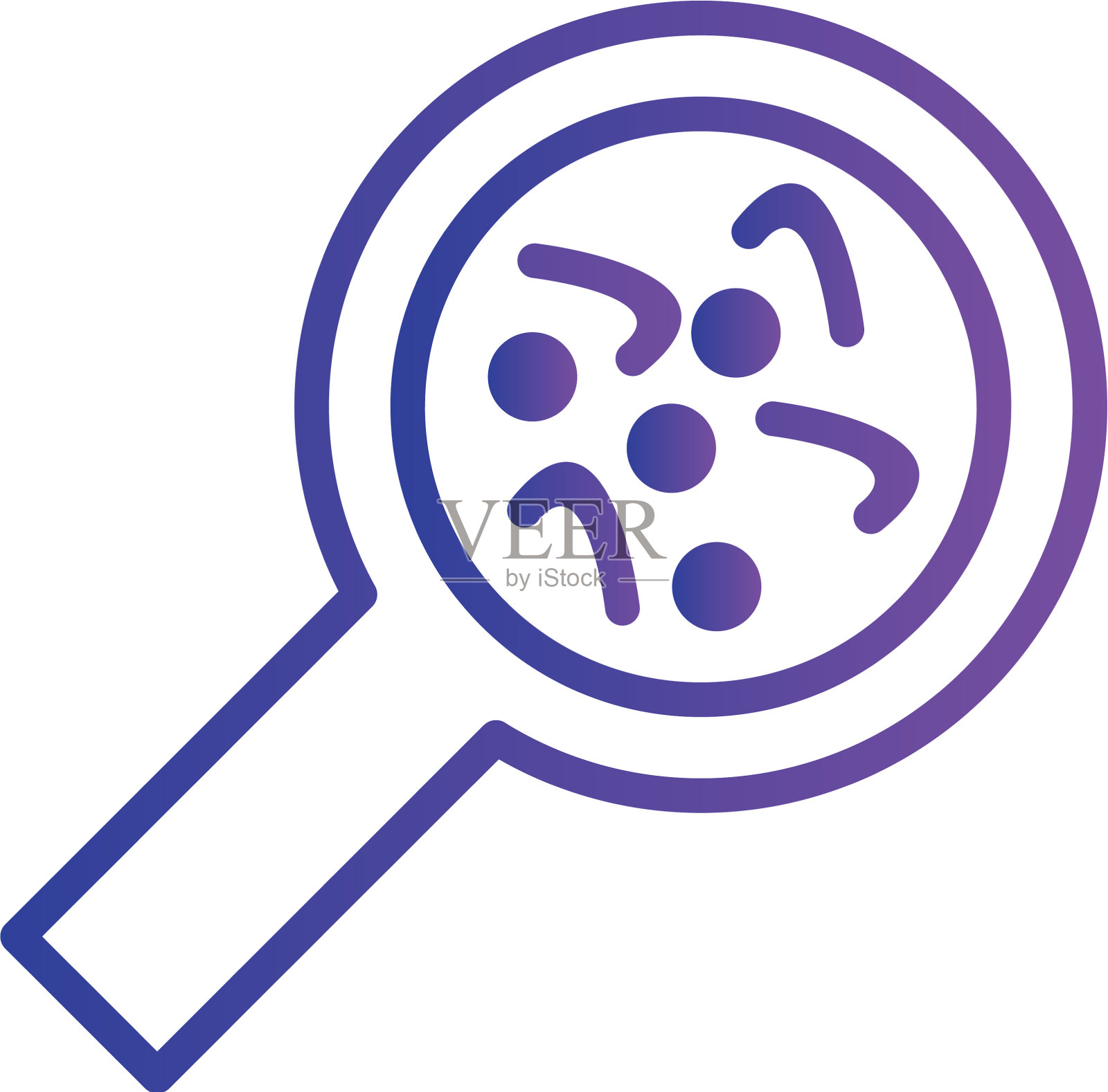 细菌的图标设计元素图片