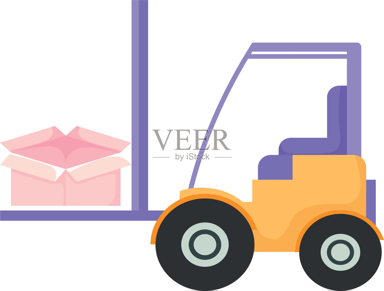 铲车图标设计元素图片