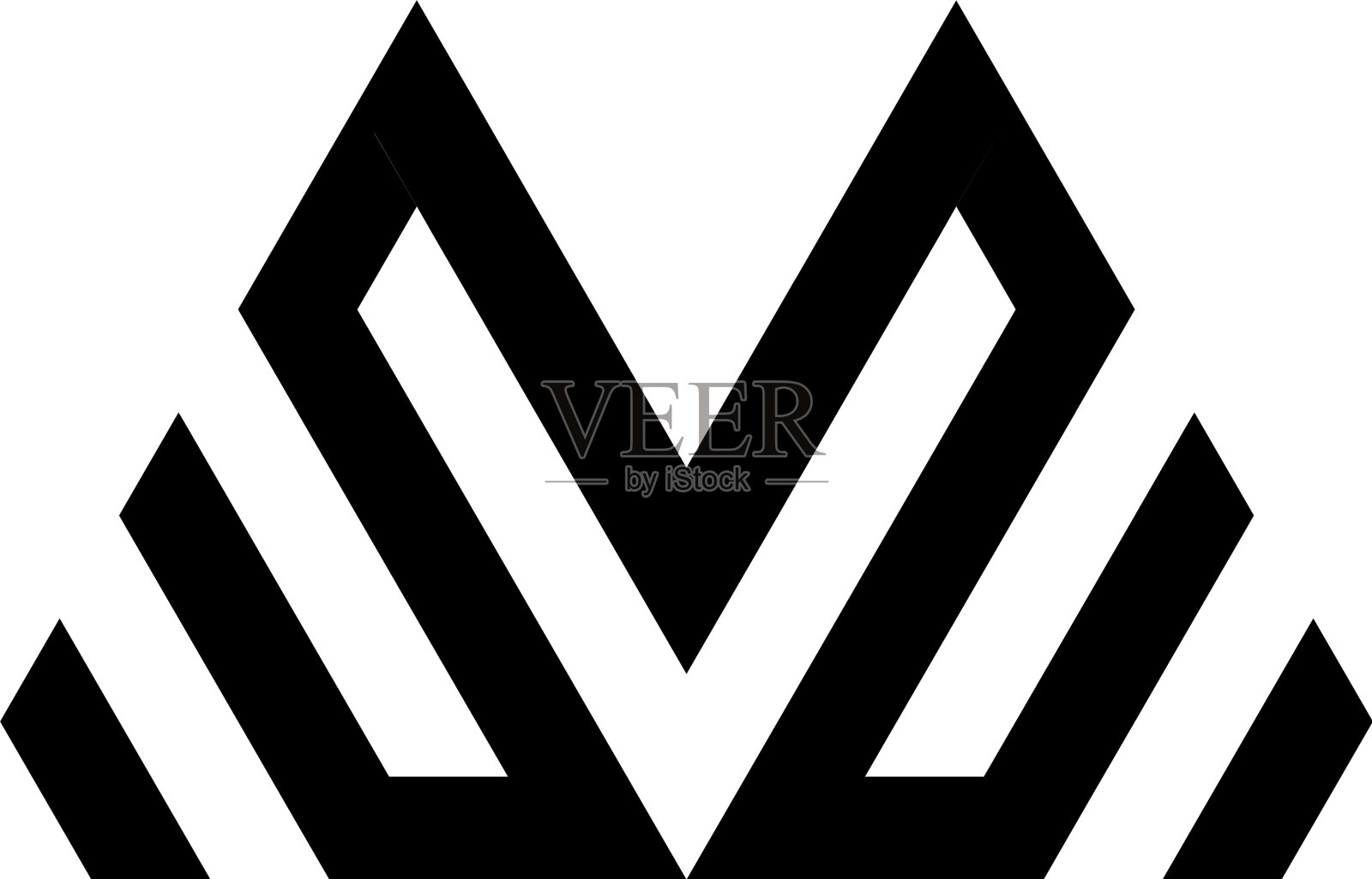 首字母标志模板设计元素图片