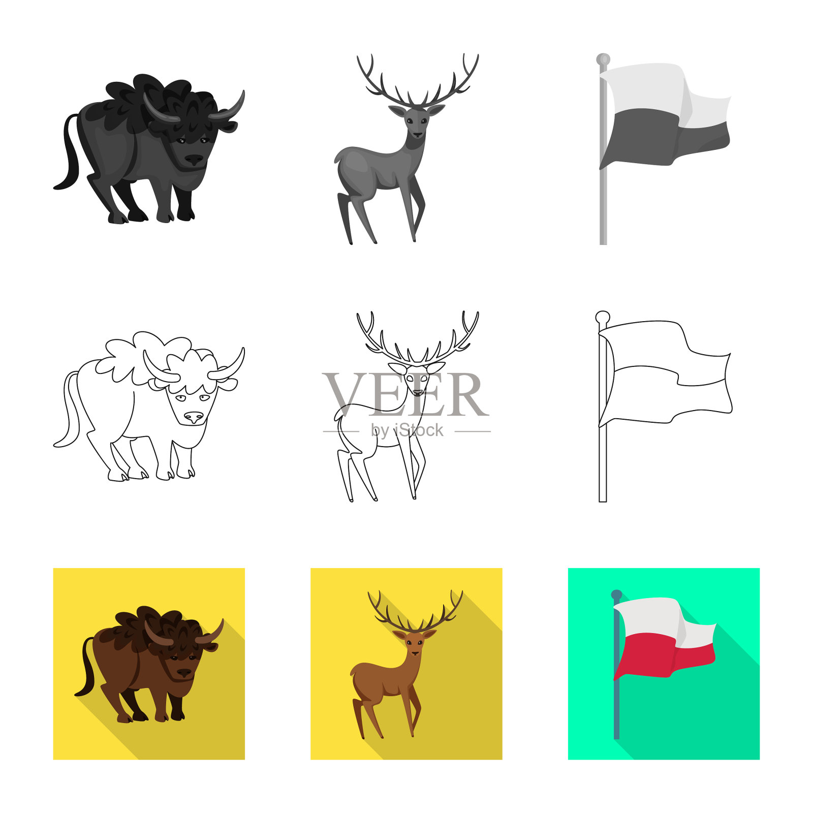 传统和旅游标志插画图片素材