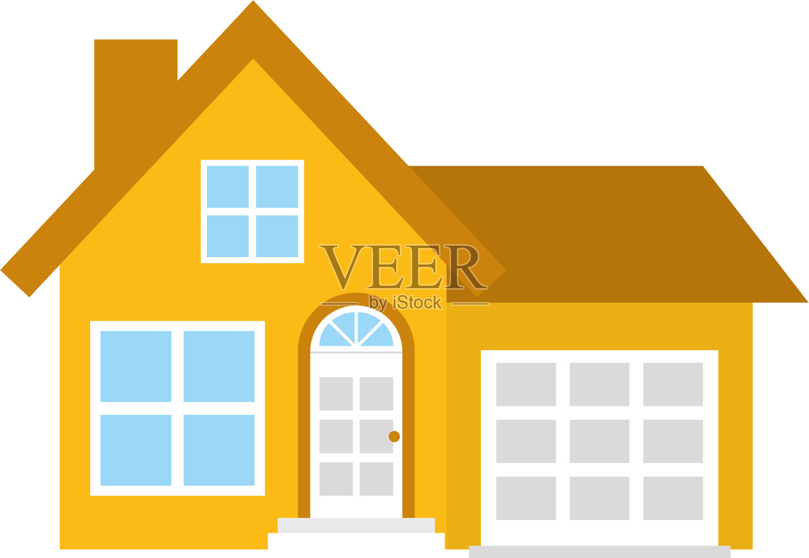 房子外观外观设计元素图片