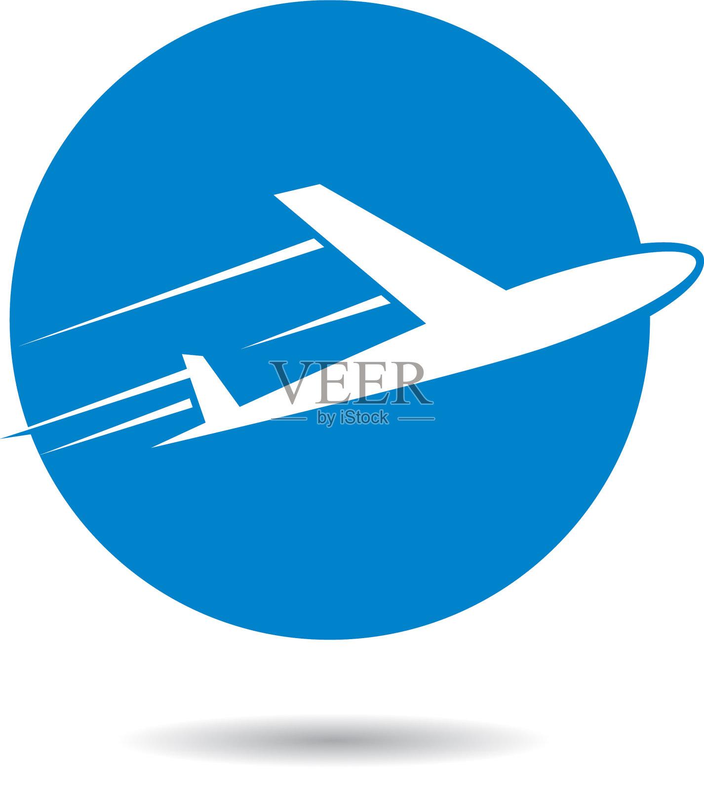 飞机象征图标设计元素图片