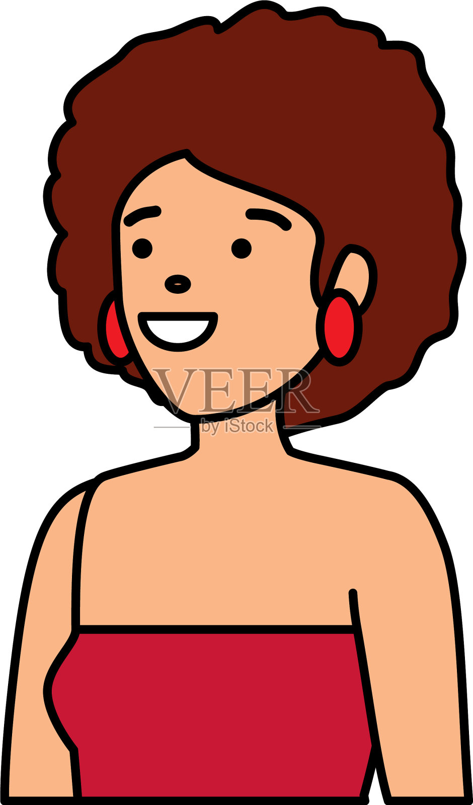 美丽的马戏团女演员设计元素图片