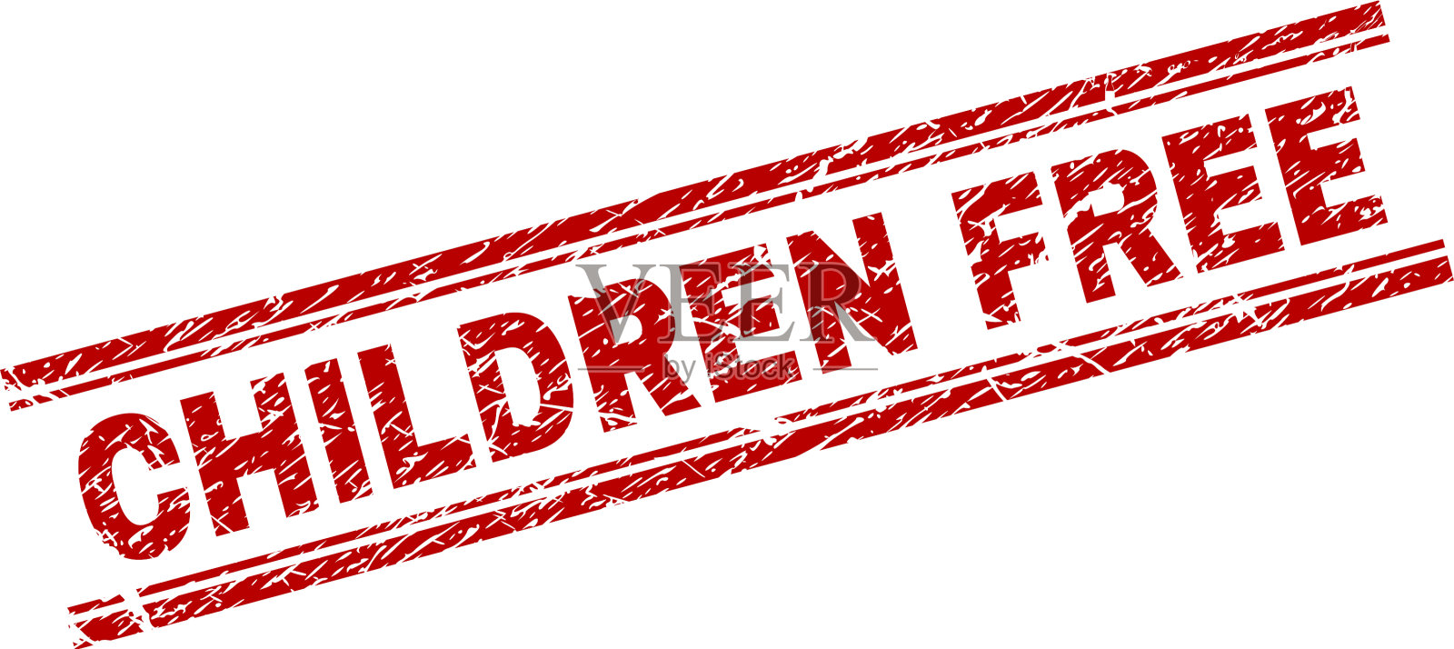 Grunge纹理儿童免费印章印章插画图片素材