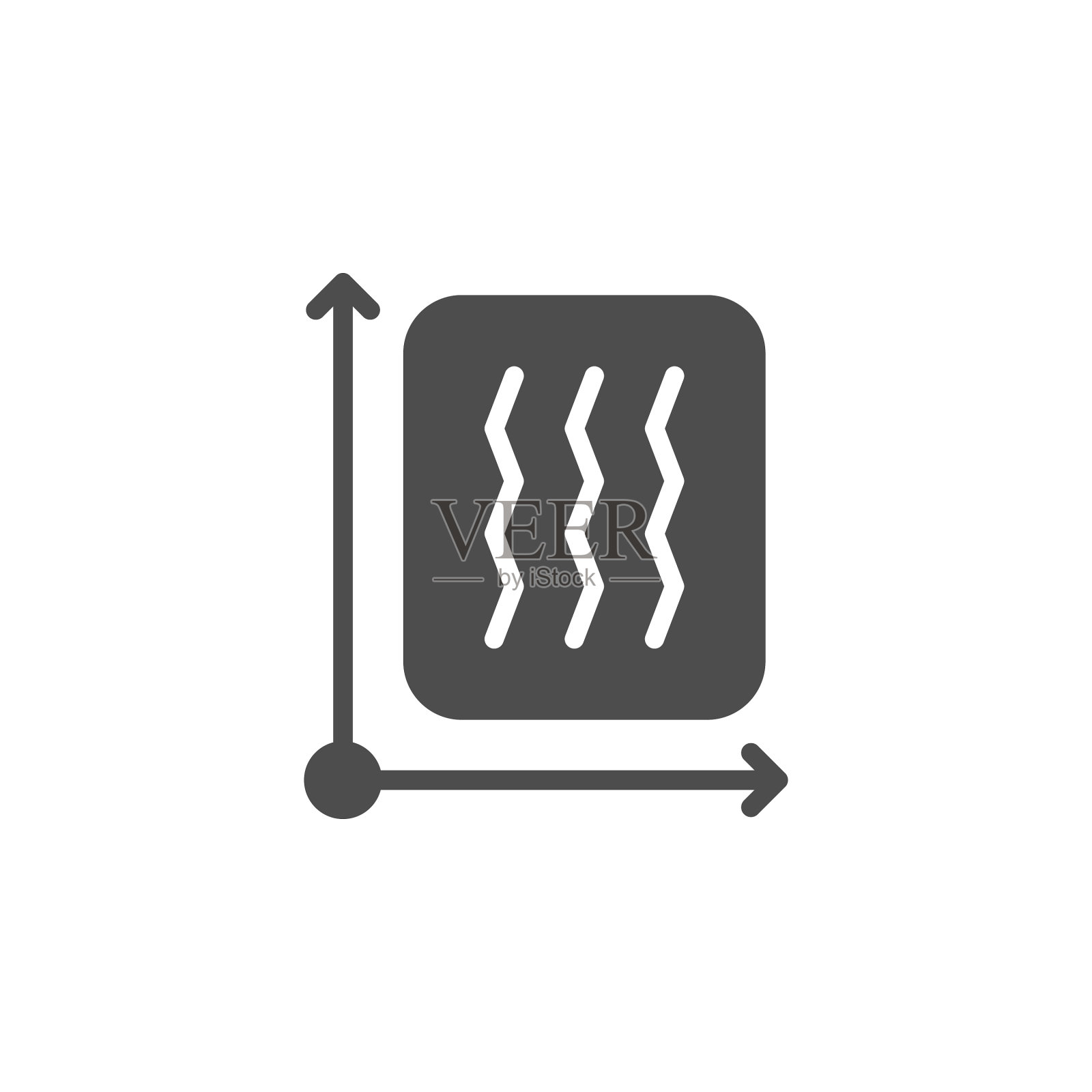 床垫大小字形现代图标图标素材