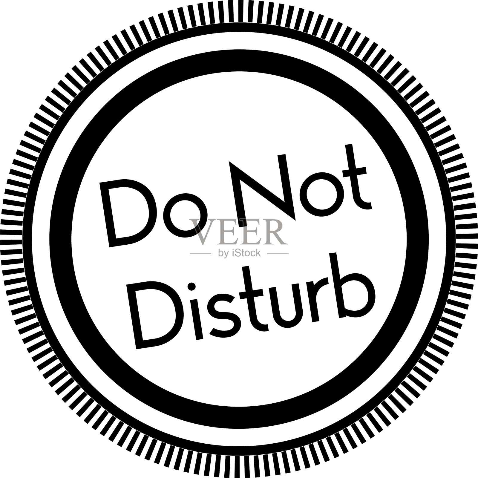 不要干扰白色背景上的印花设计元素图片