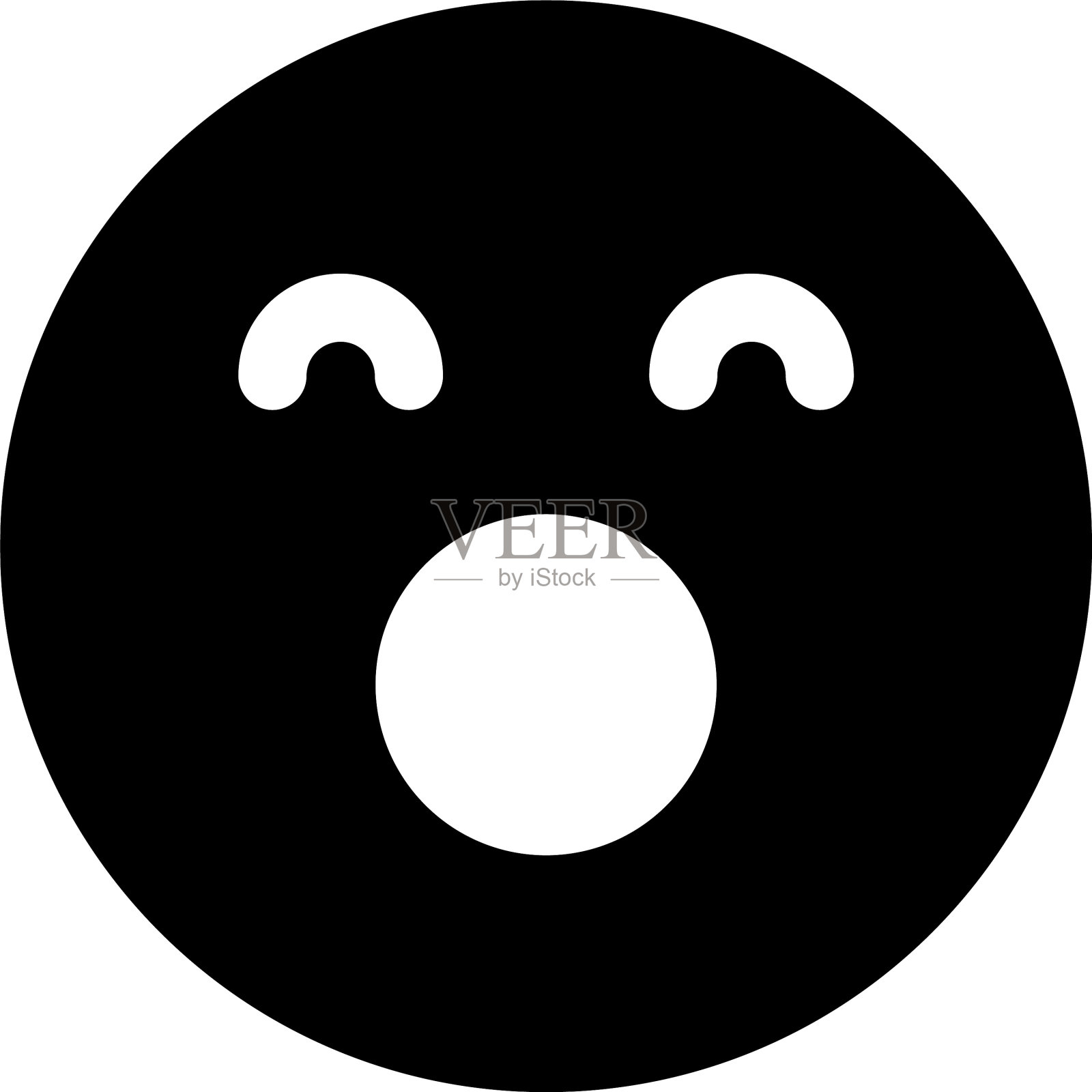 泛红的脸表情符号设计元素图片