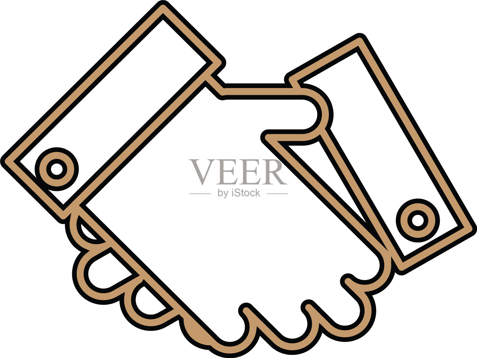 购物车完美的图标或pigtogram在填充风格设计元素图片