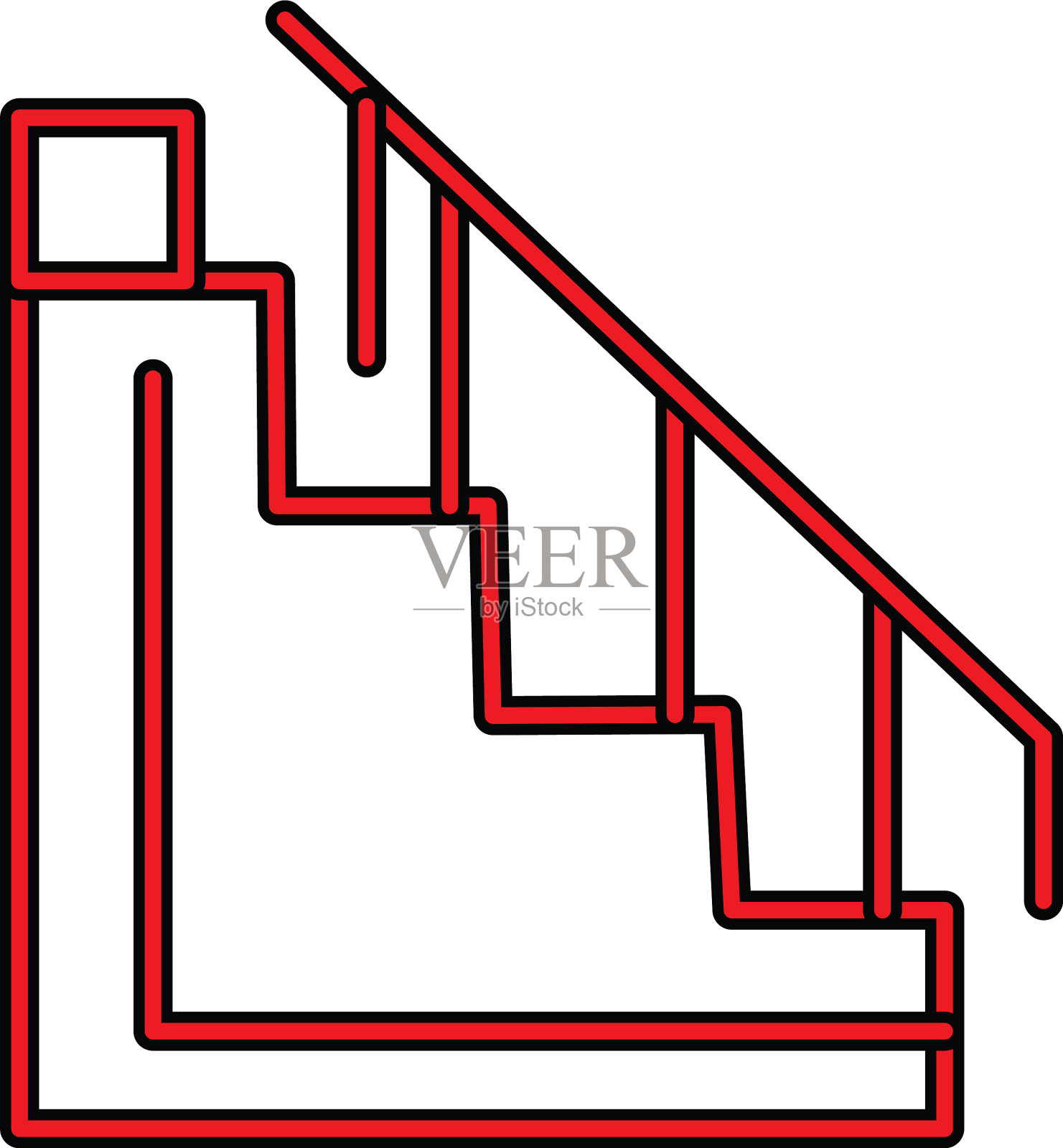 账单机完美的图标或pigtogram设计元素图片