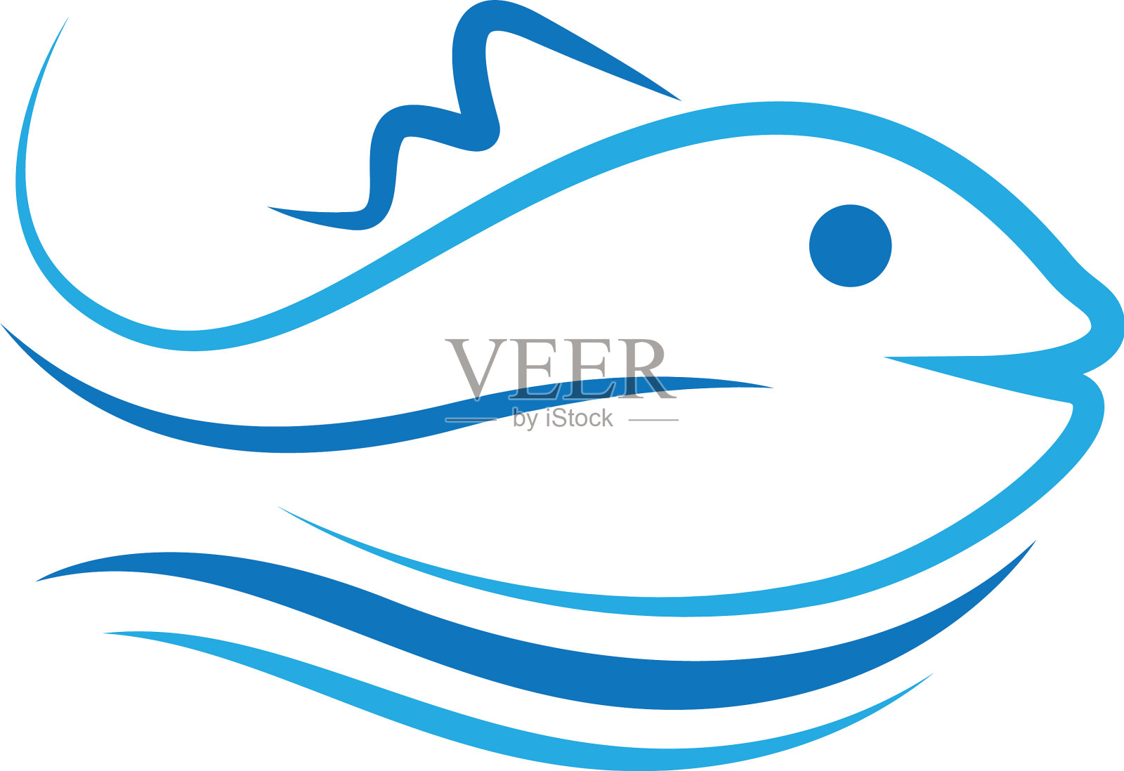 鱼象征设计元素图片