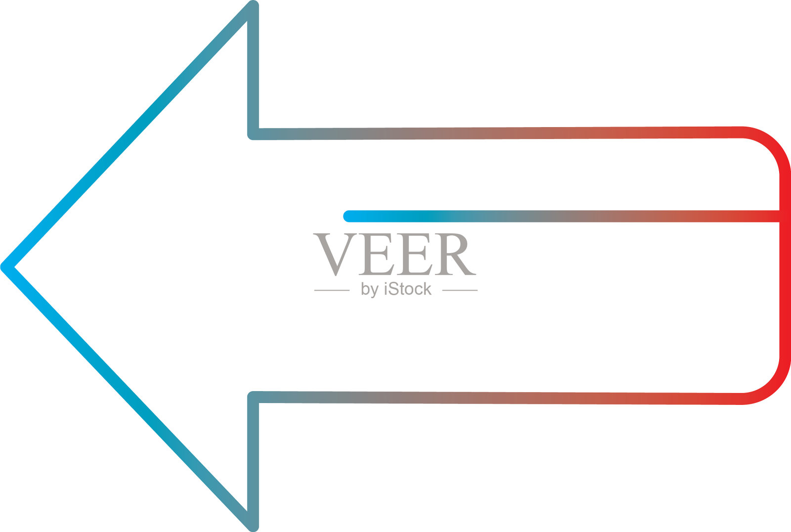 线条梯度完美的图标或pigtogram设计元素图片