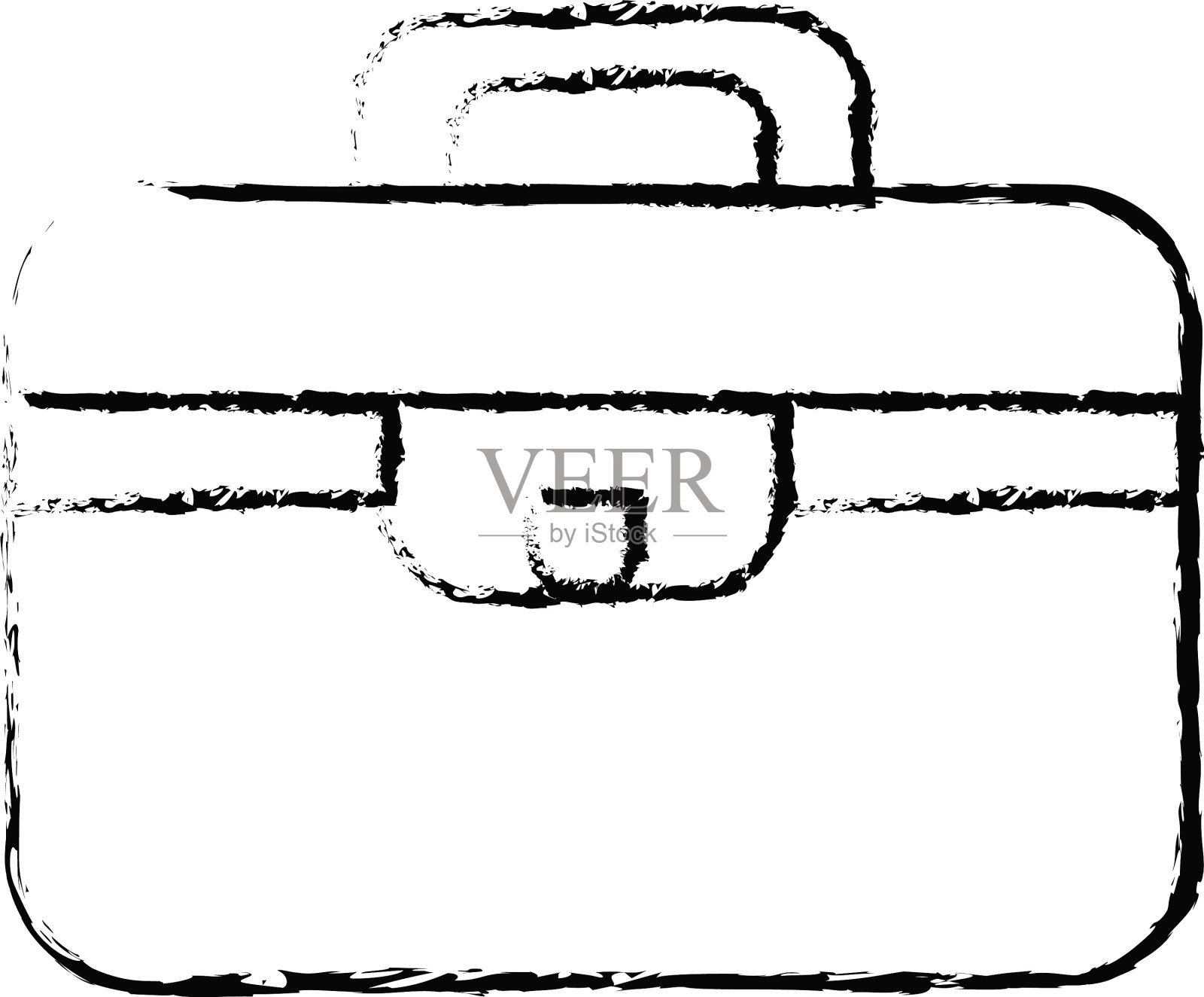 粗线完美的图标或pigtogram设计元素图片