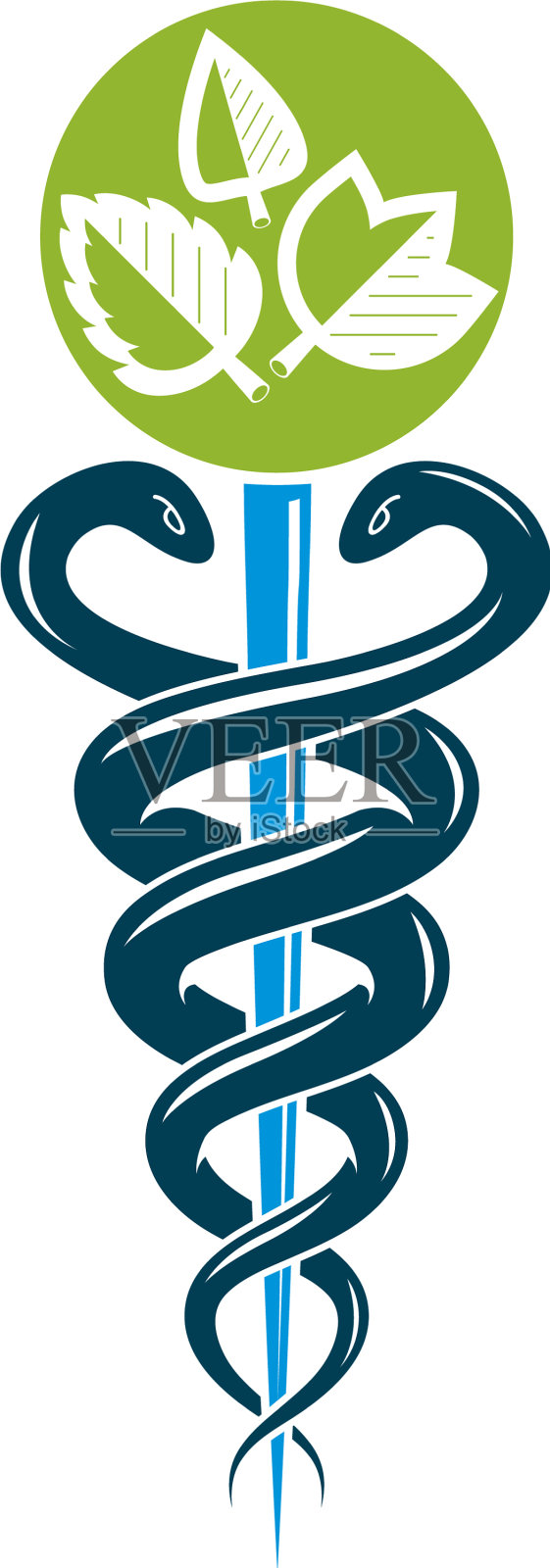 用于医学符号的克丢修斯图形符号设计元素图片