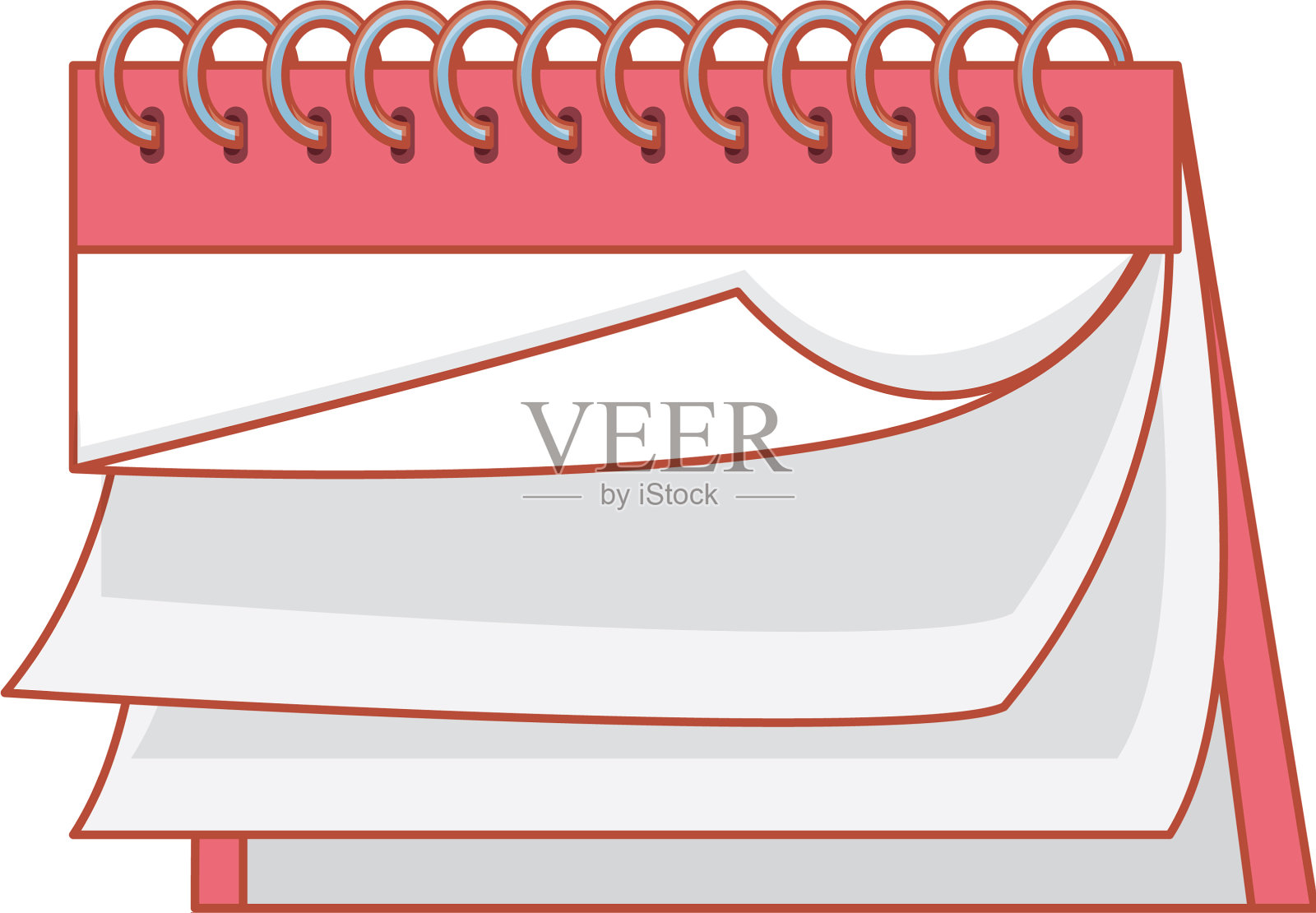 日历提醒孤立图标设计元素图片
