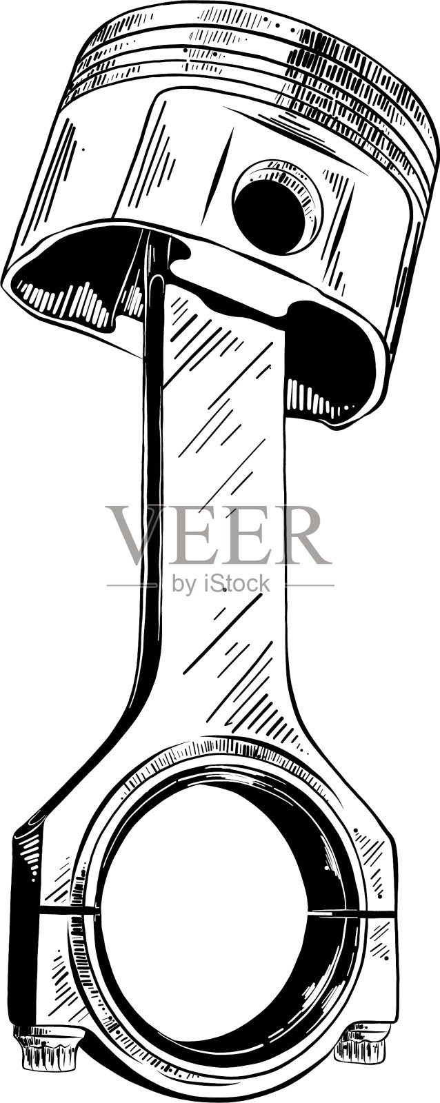 用于海报装饰和印刷的雕刻风格设计元素图片