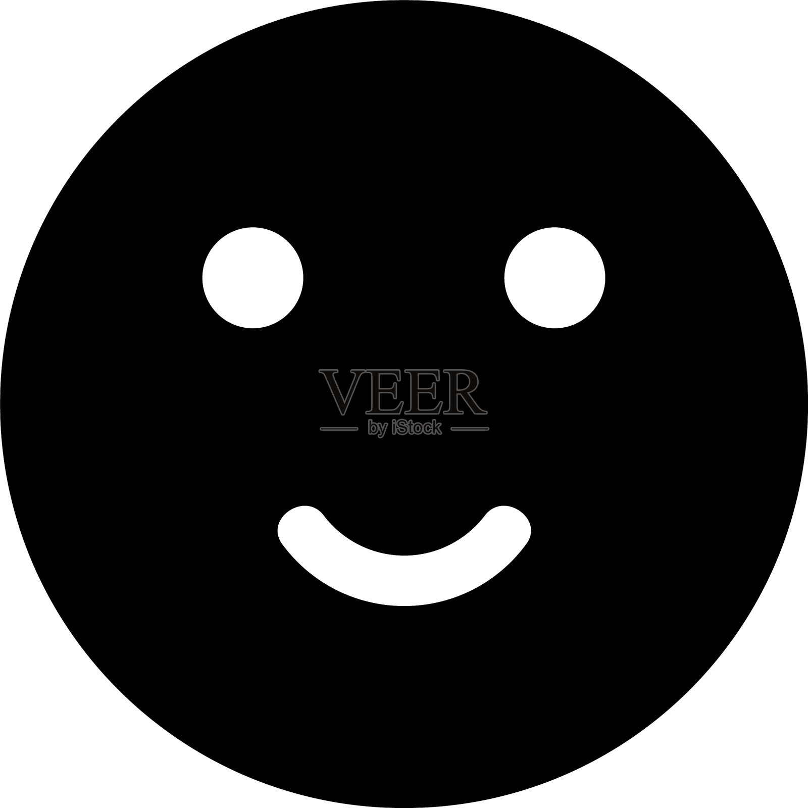 轻微的笑脸设计元素图片