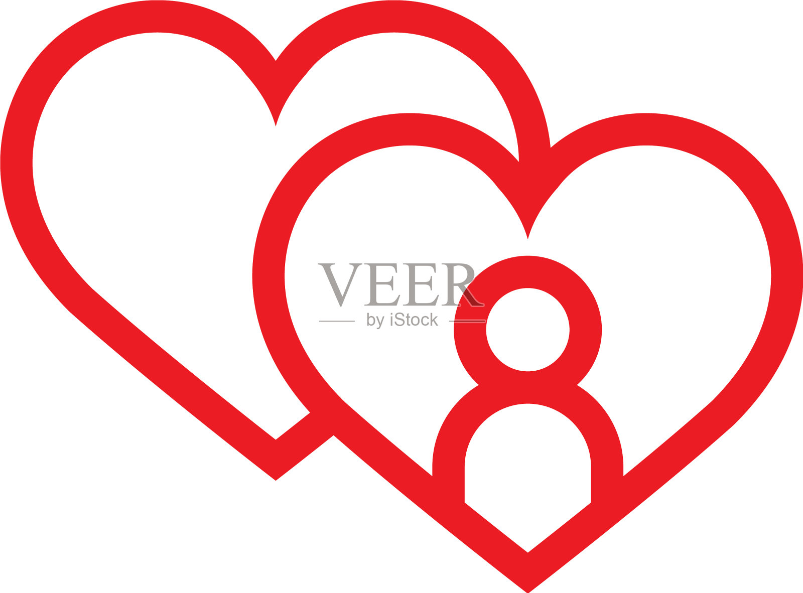 爱标志模板设计元素图片