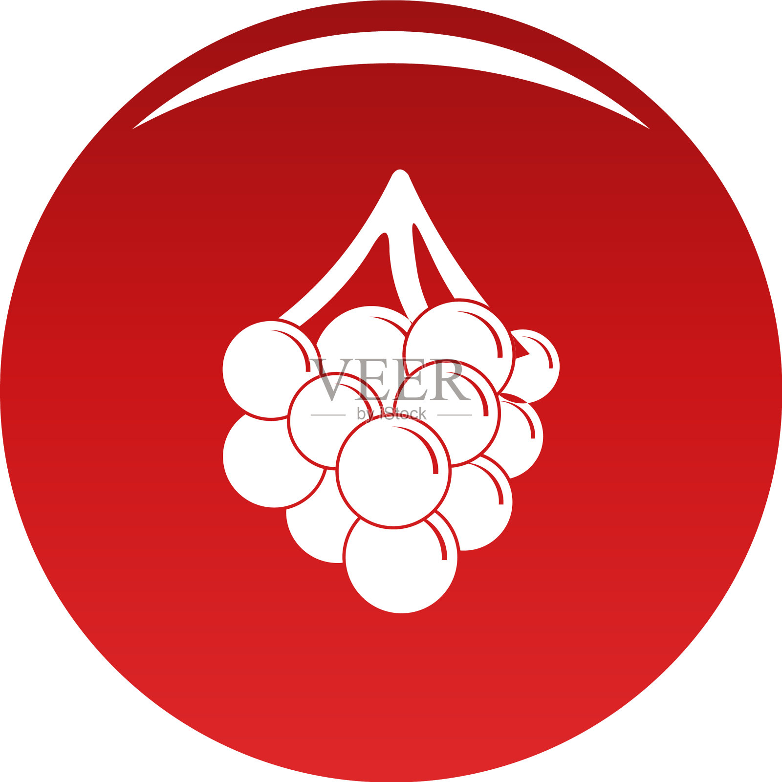 红葡萄图标图标素材