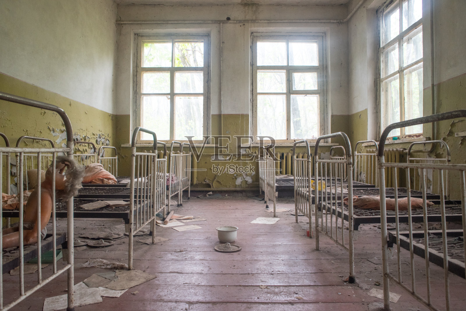 乌克兰的普里皮亚季和切尔诺贝利禁区照片摄影图片