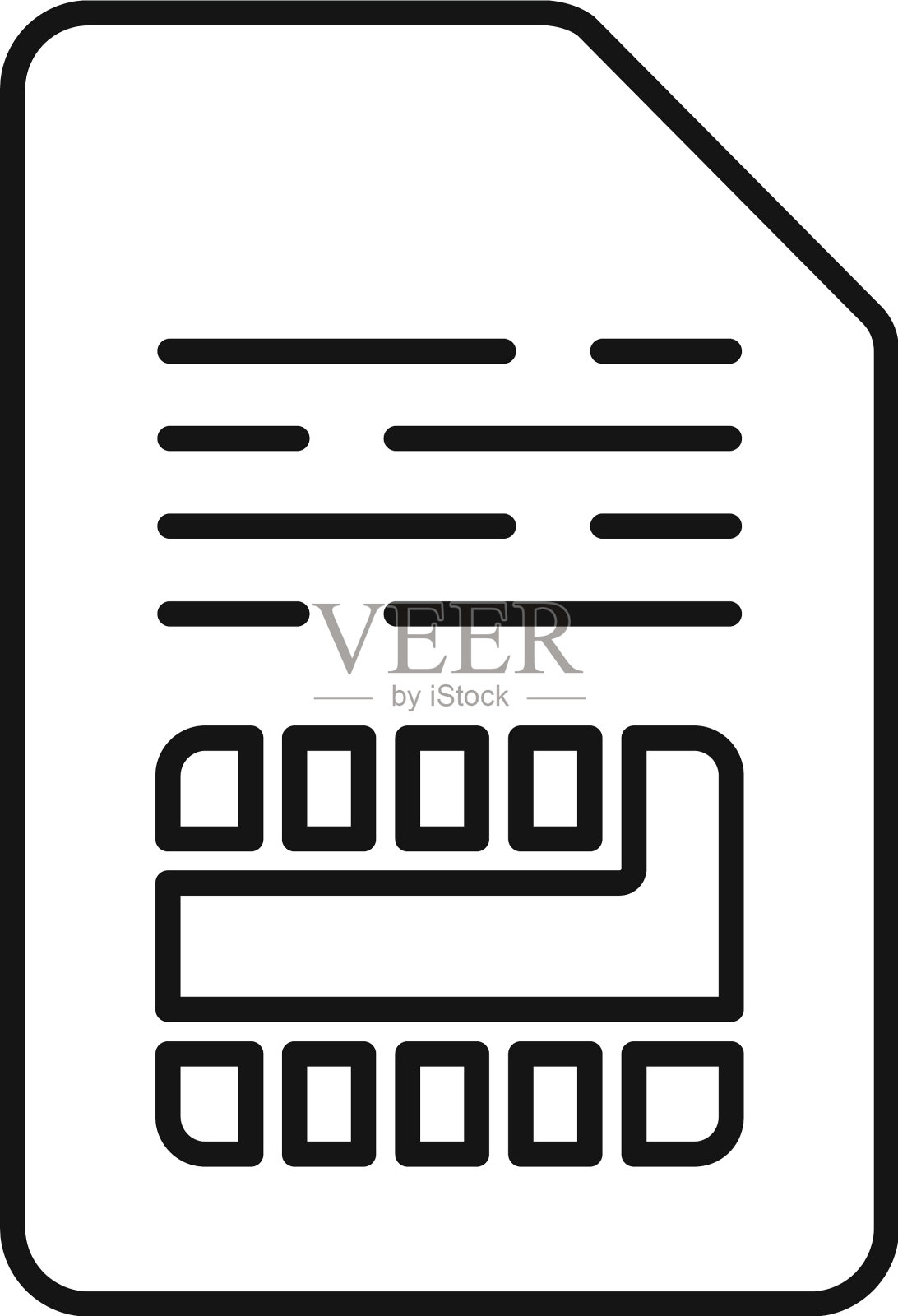 手机sim卡图标轮廓风格图标素材