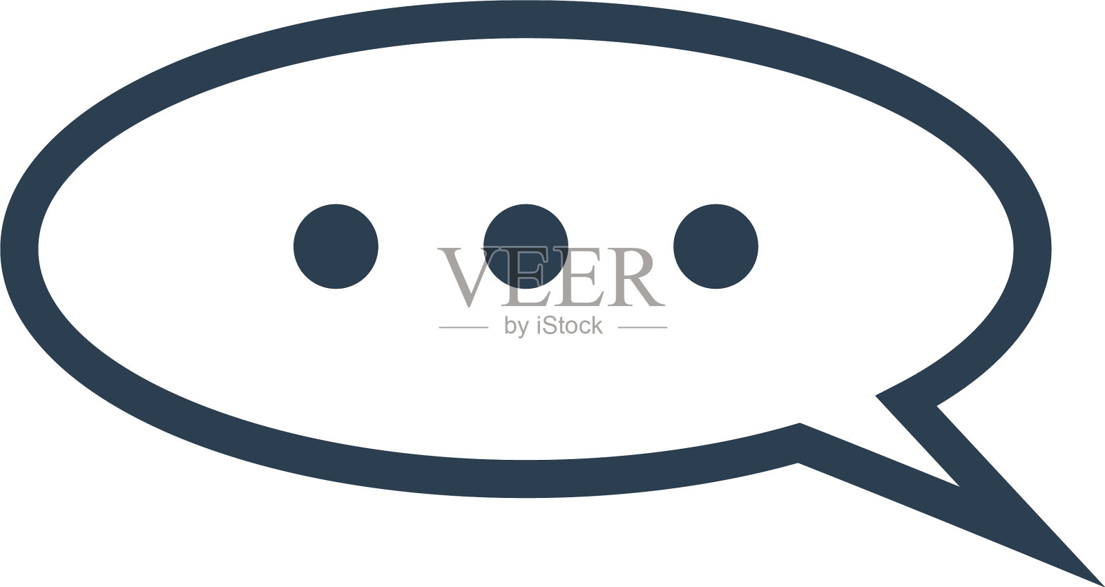 聊天图形设计模板隔离图标素材