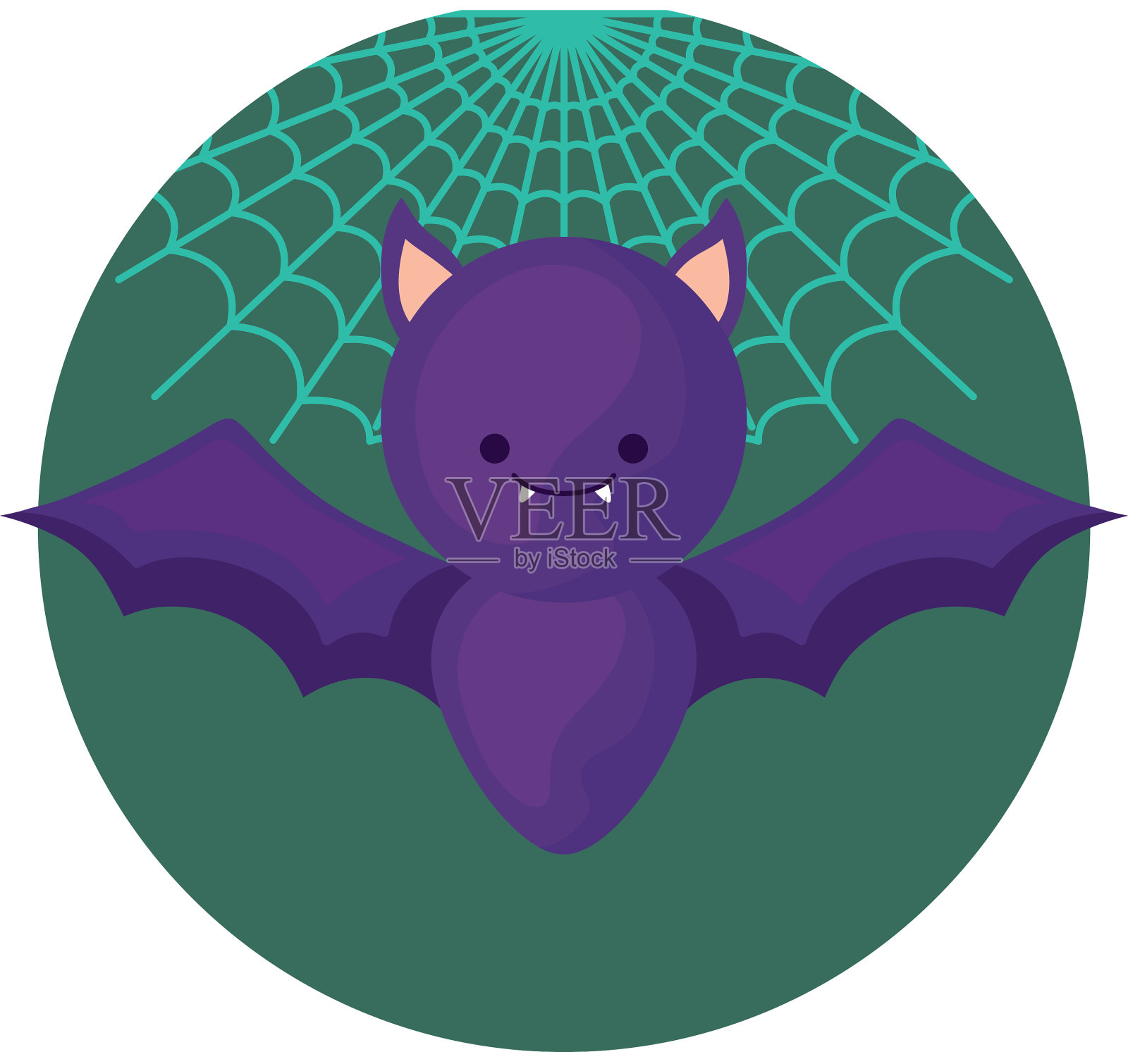 蝙蝠飞行万圣节图标设计设计元素图片